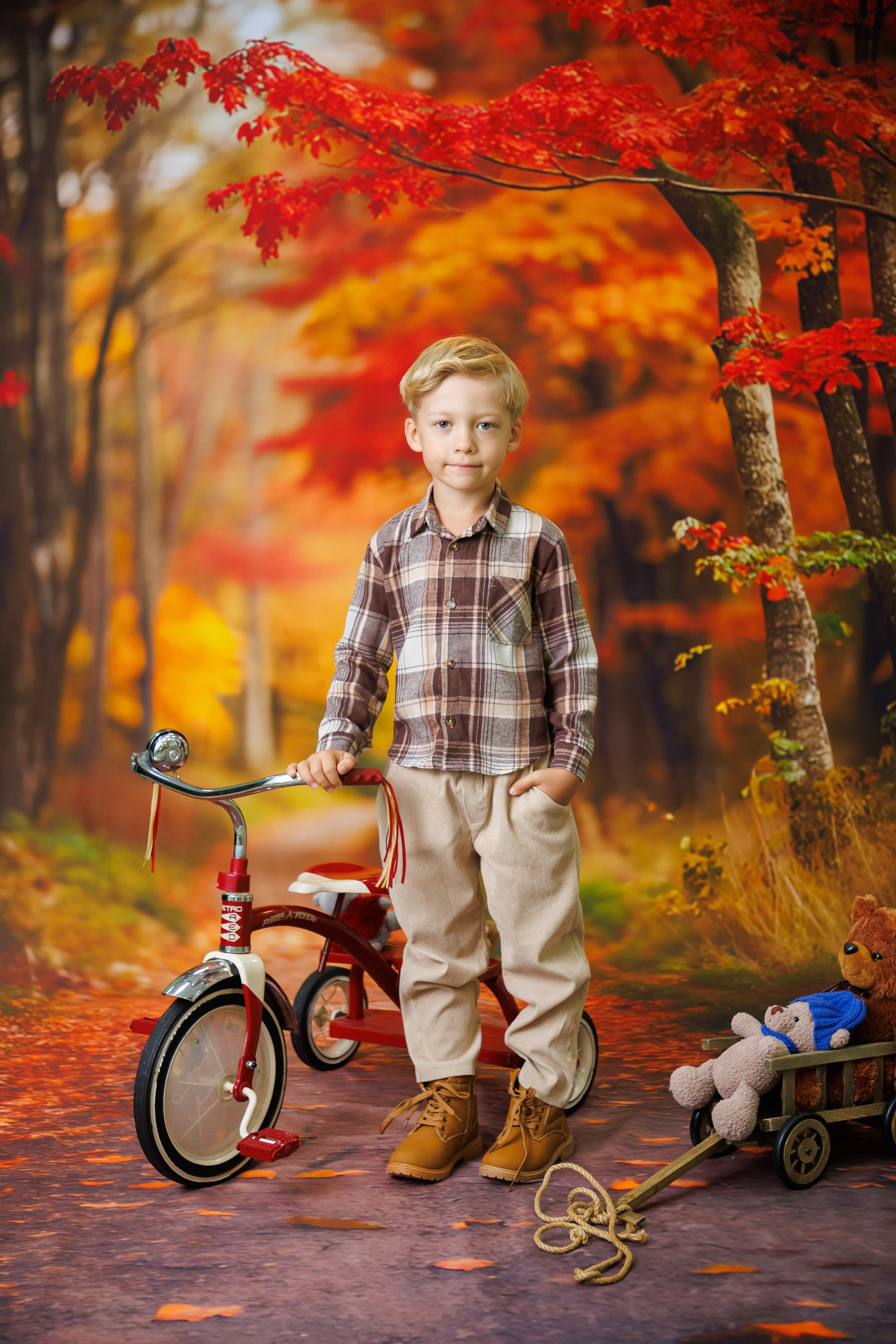 Велосипед. Детская фотостудия Москва