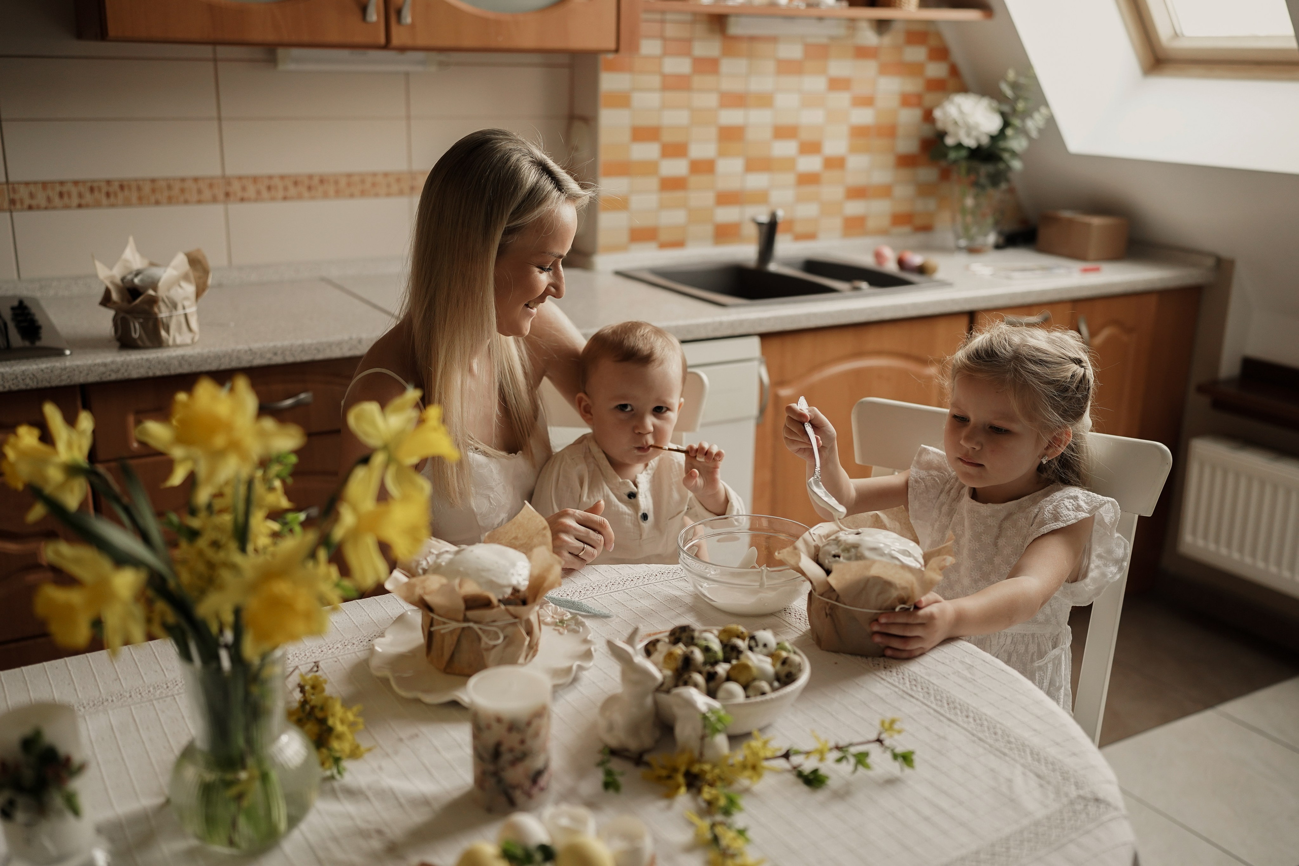 «Накануне Светлой Пасхи». Фотограф материнства Лена Олюнина Фотограф Калининград