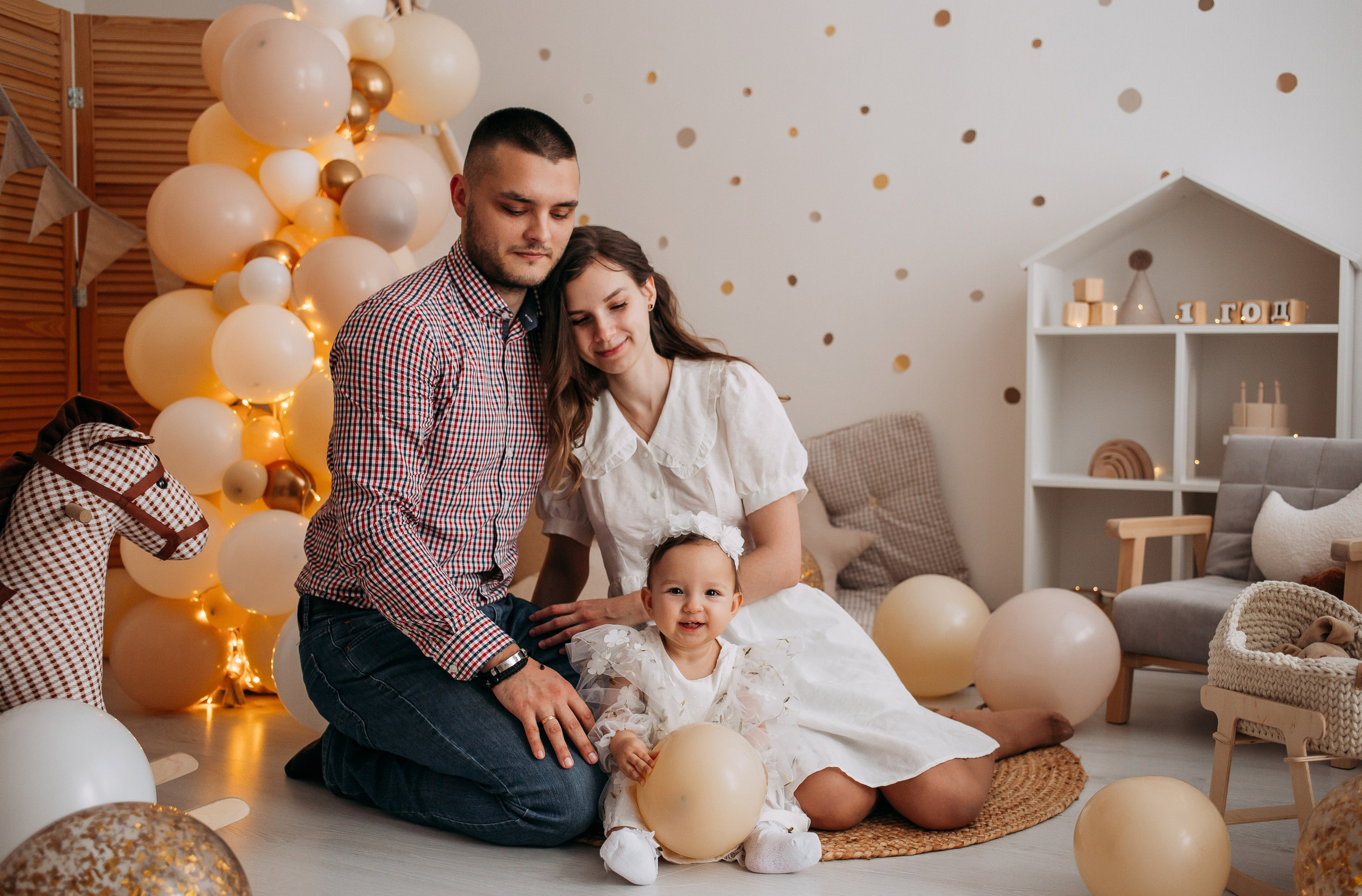 1 годик малышке. Фотограф в Санкт-Петербурге Гарипова Валерия