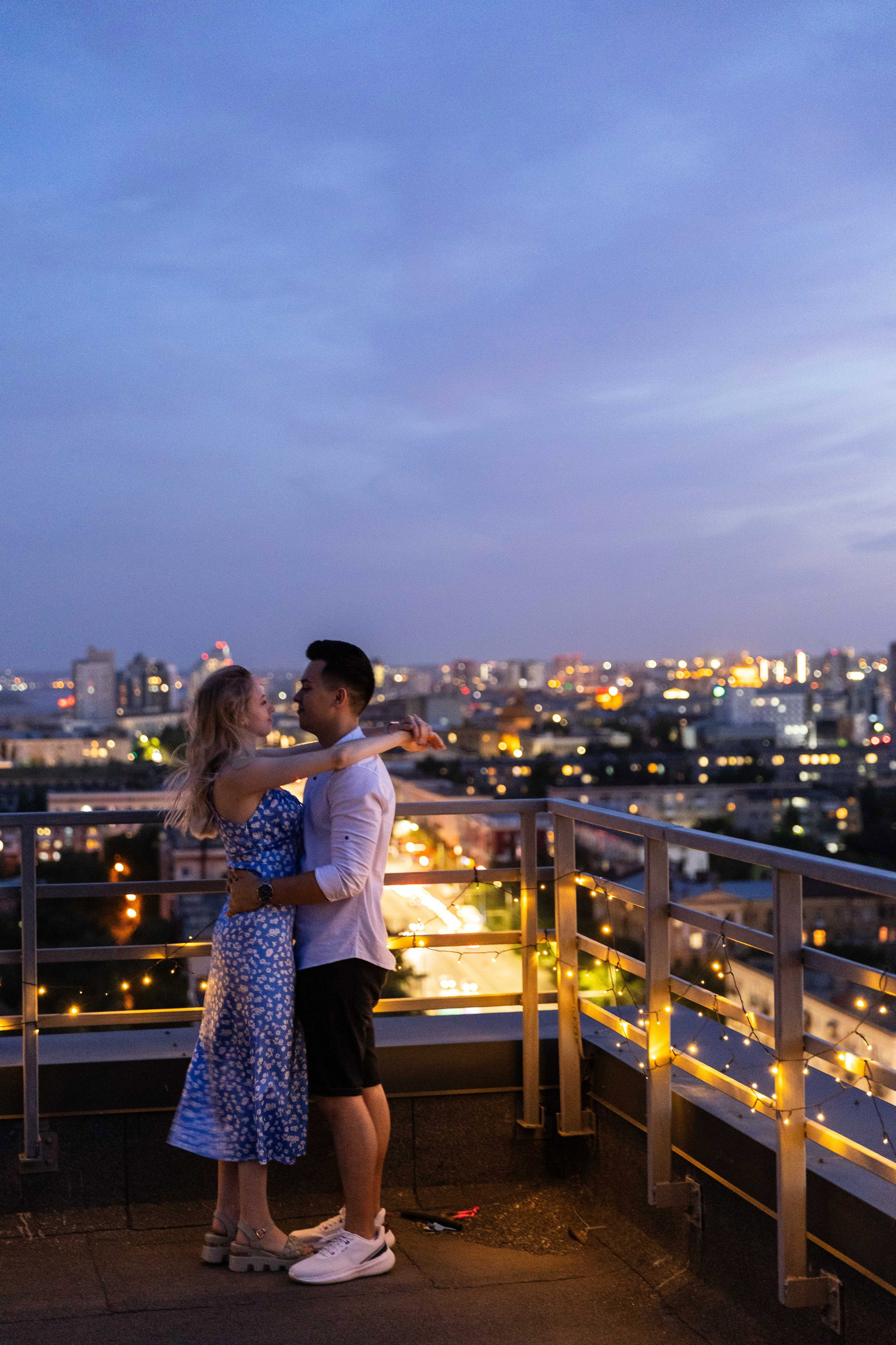 Свидание на крыше. Фотограф Вадим Казусь