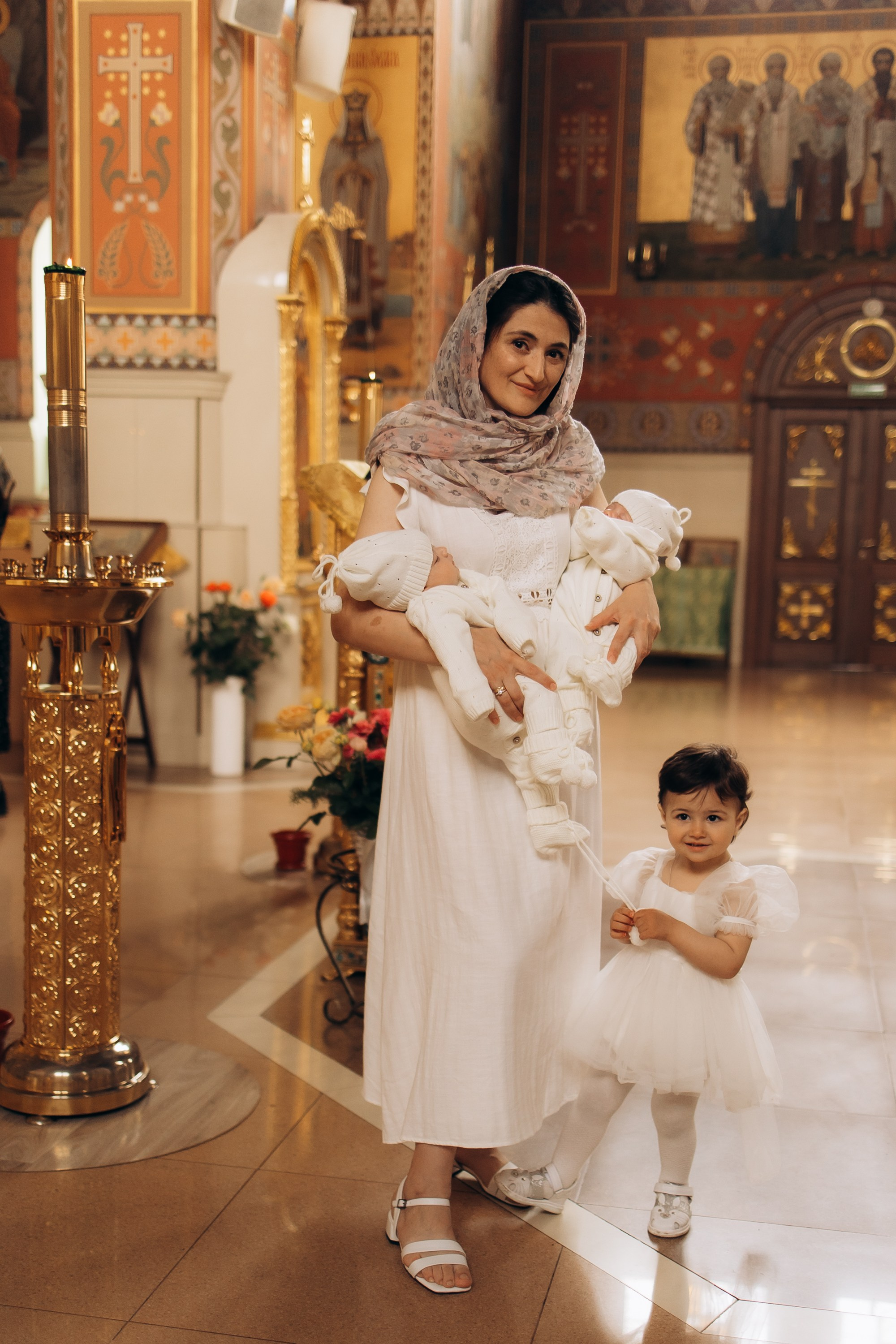 Крещение Николая и Александра. Семейный фотограф в Краснодаре Храмова Анна