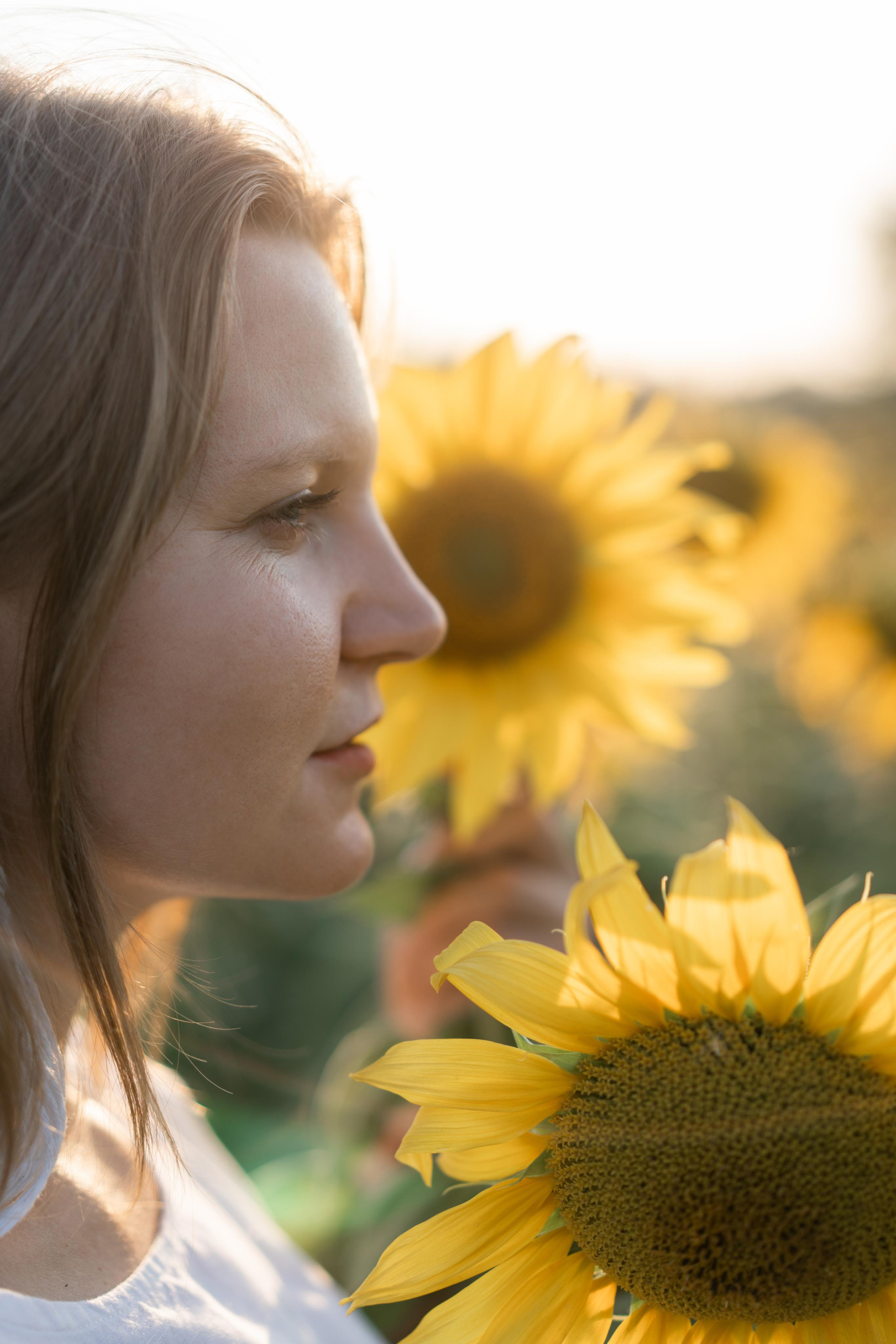 В Подсолнухах. Катюша. Фотограф Вера Зенина