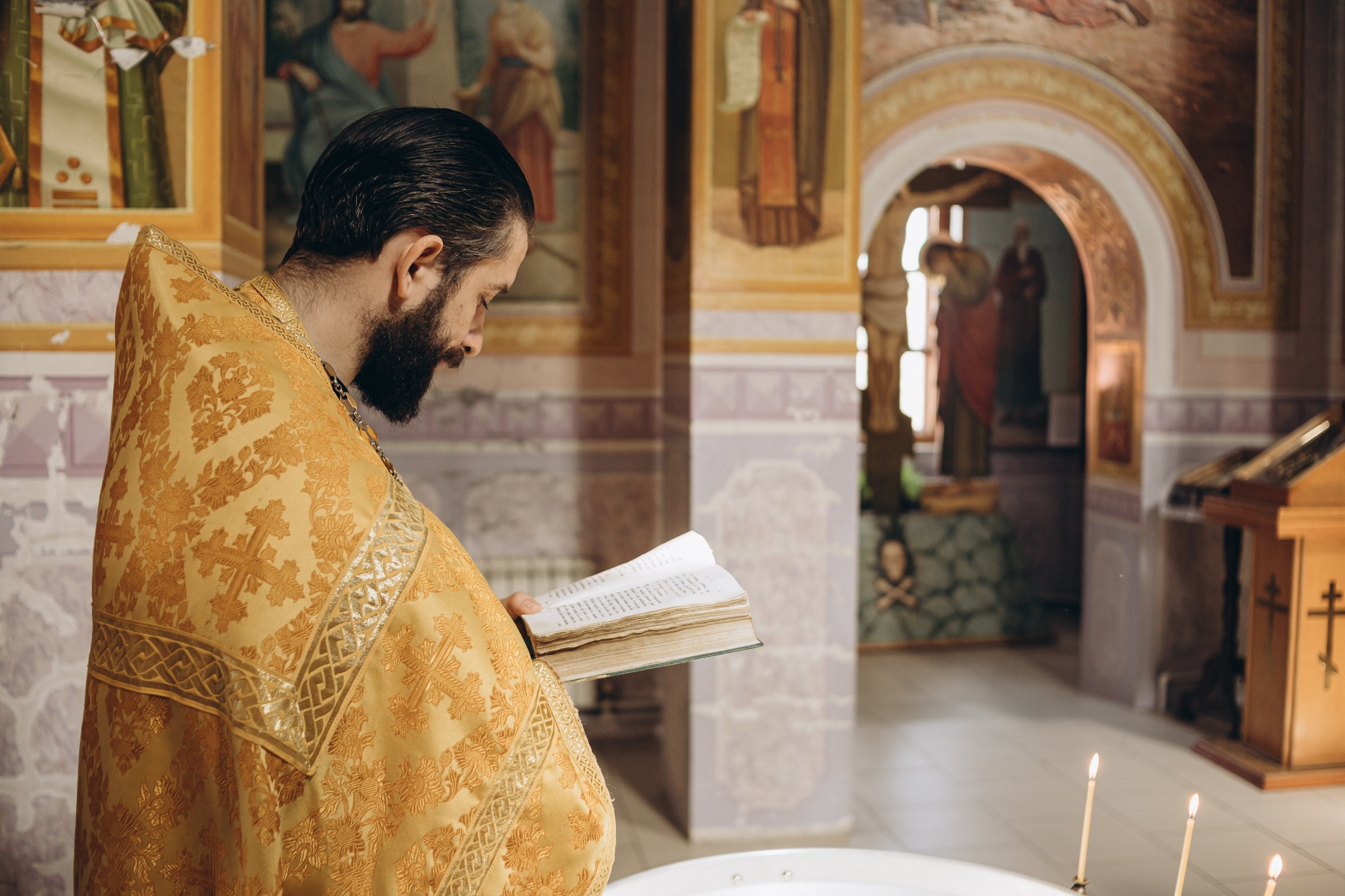 Крещение. Семейный фотограф в Волгодонске Краченцева Анна