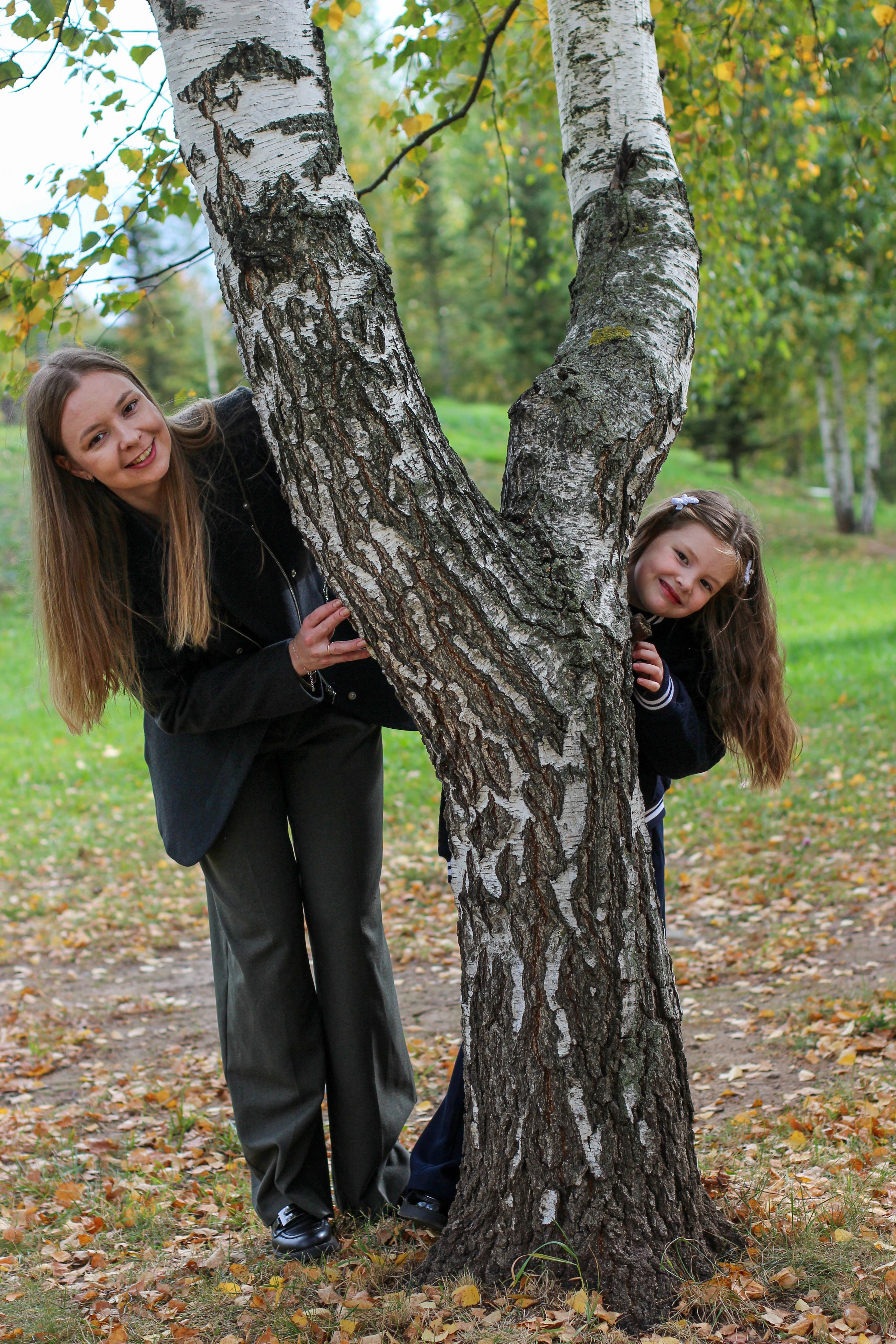 Небольшая семейная прогулка по парку. Ваш личный фотограф в Москве Мила