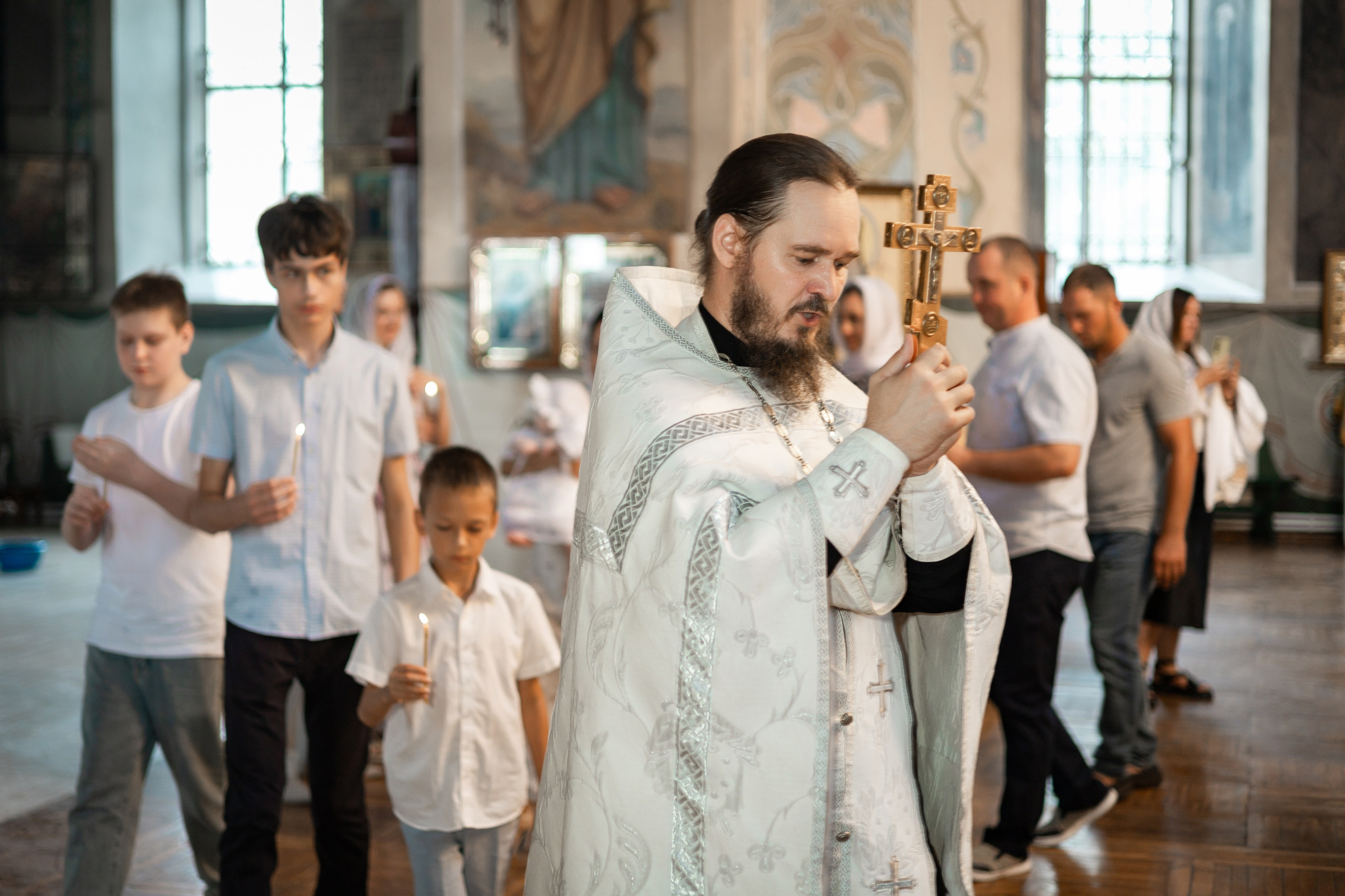 Крещение в храме Ростовская область. Фотограф Наталья Матвеева