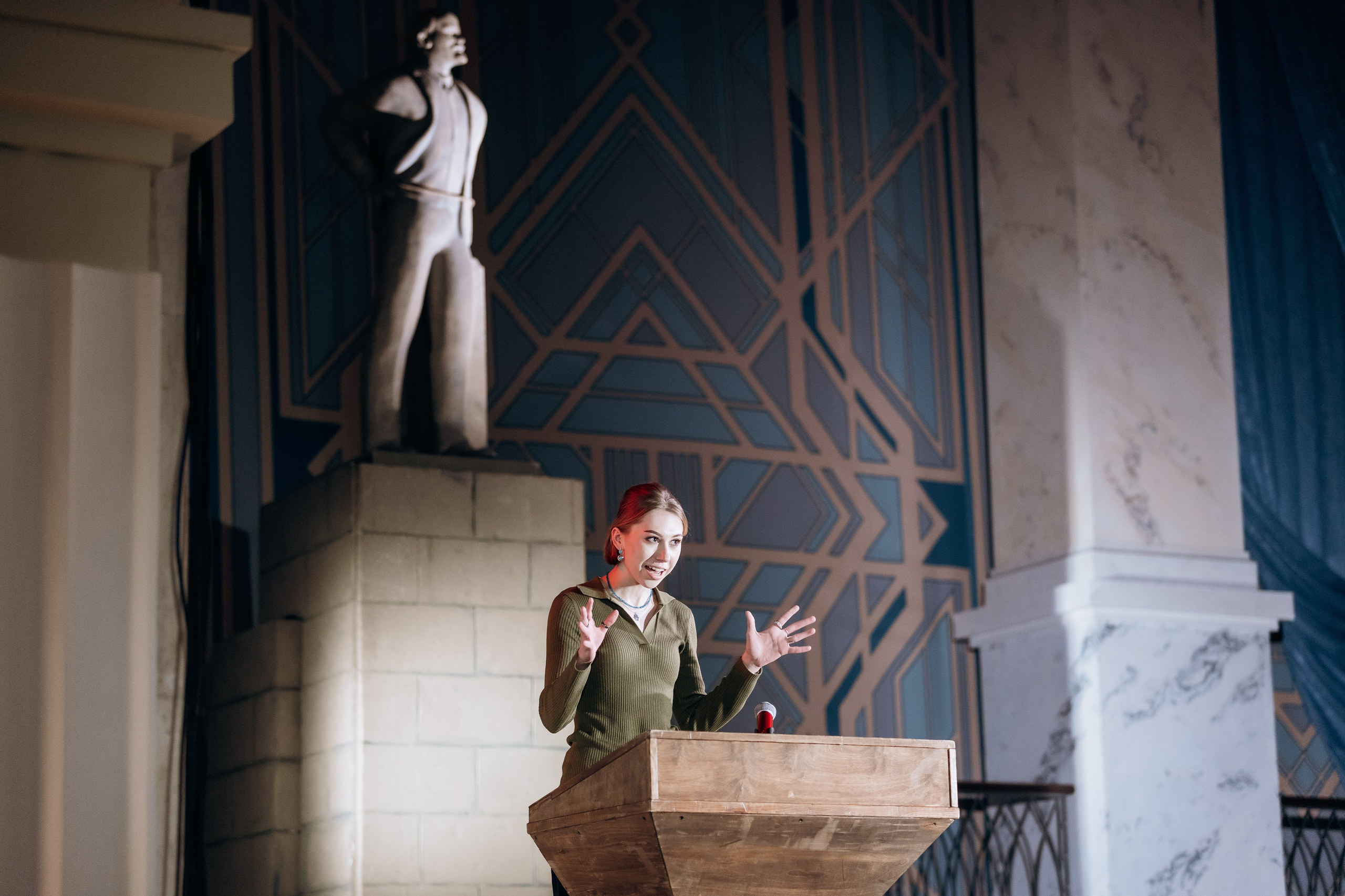 «Ленин из Ревды» в Балтийском доме. Фотограф Виктория Дунаевская в Санкт Петербурге