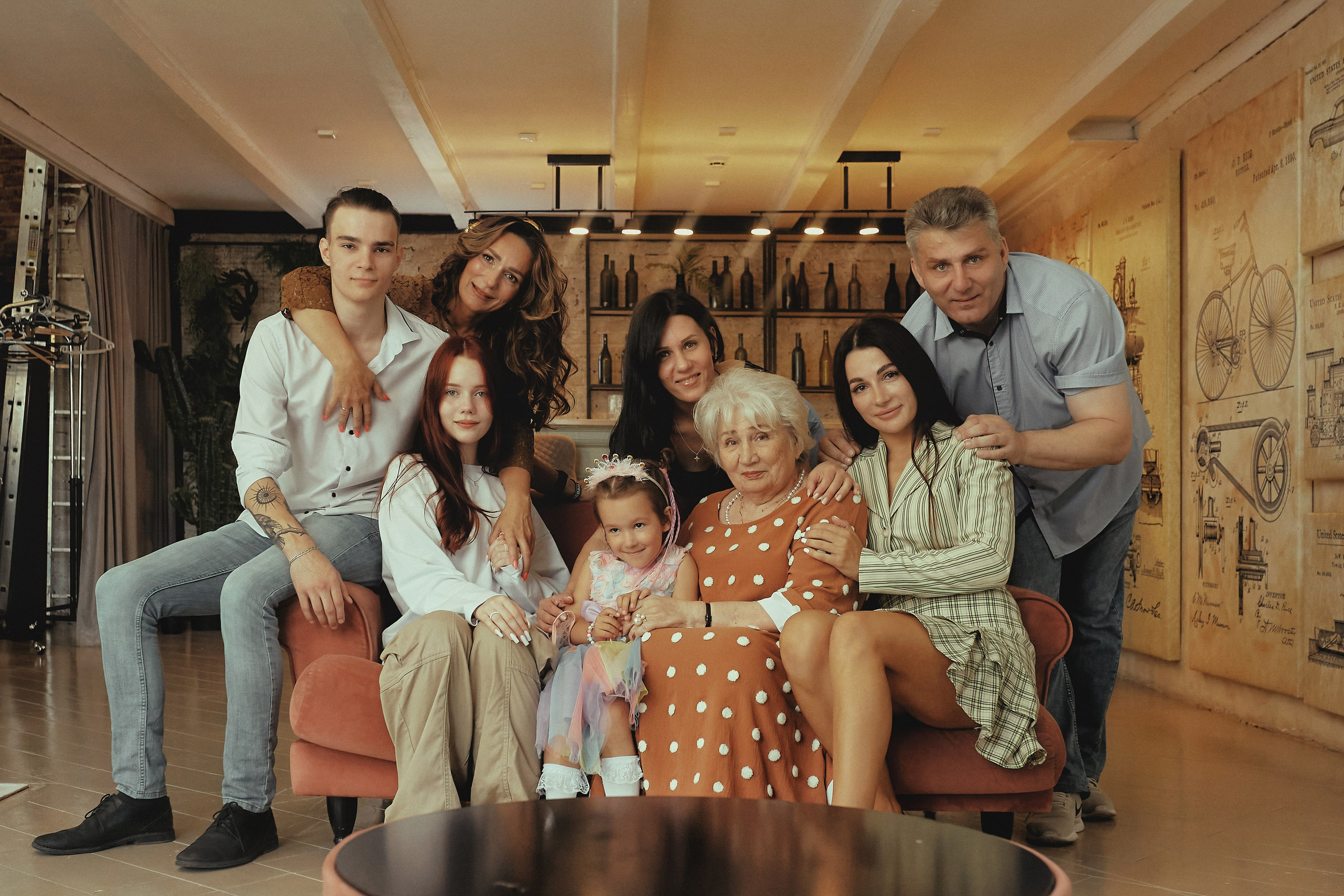 Четыре поколения. Семейный фотограф в Новосибирске Екатерина Сафронова