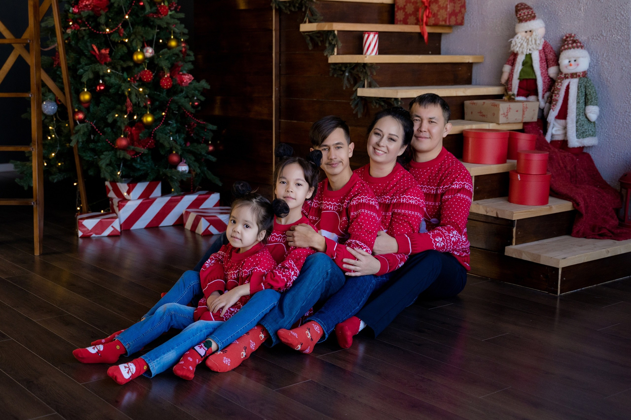 Комплекты Family look. Фотостудия Малина в городе Улан-Удэ. Фотограф Ирина Жарникова