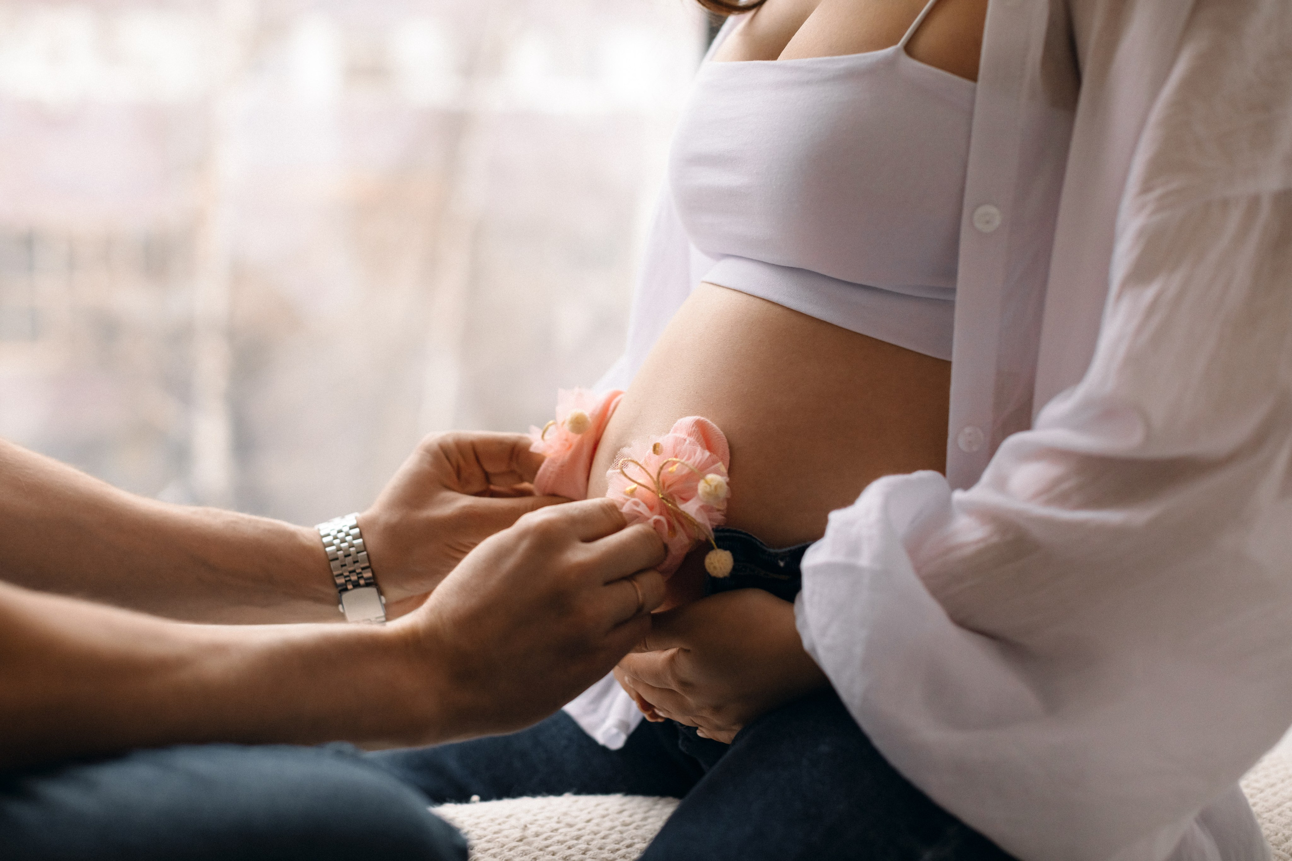 Анастасия. Уютная фотосессия беременности. Фотограф в Москве Ольга Сатони