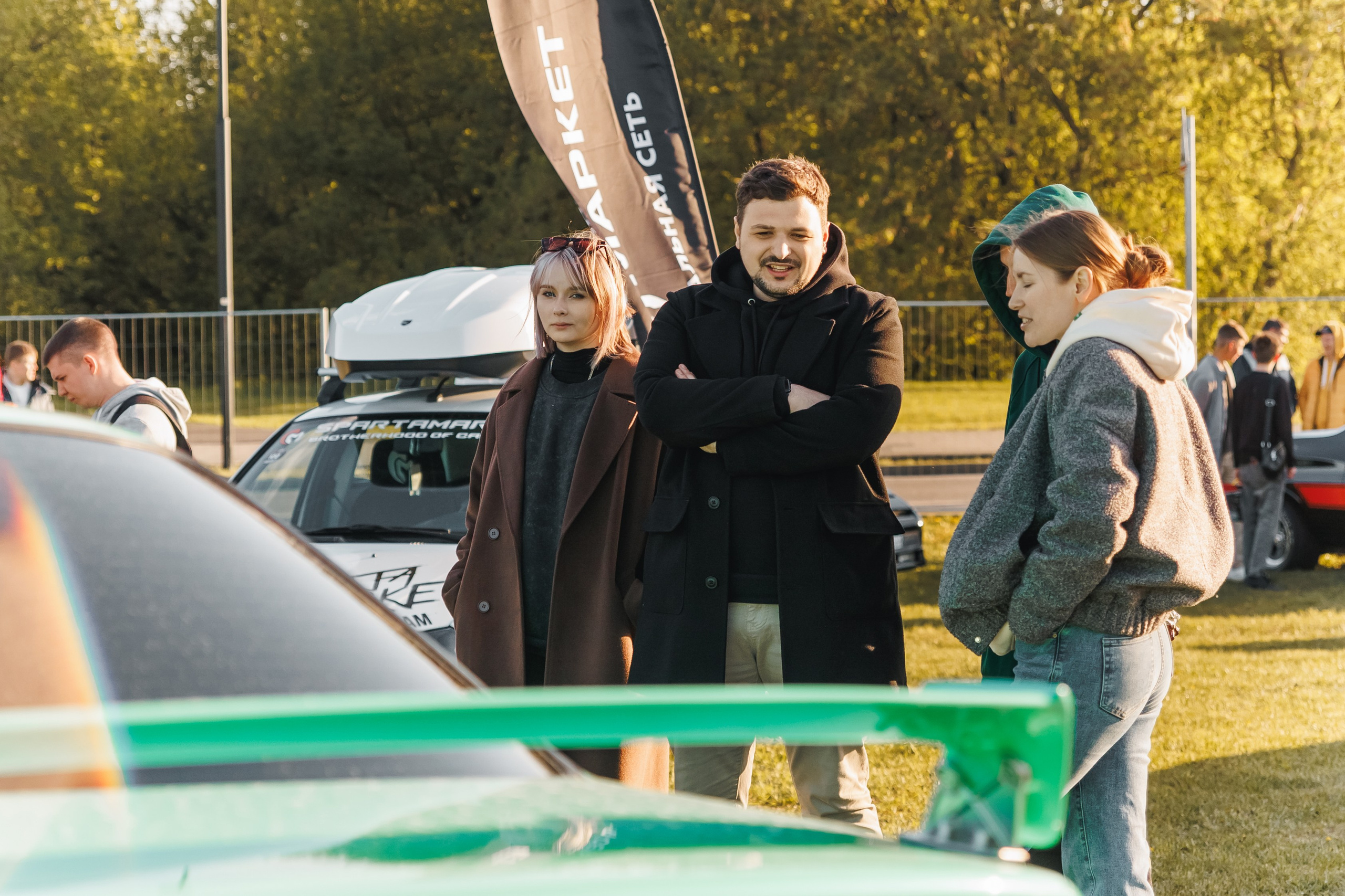 Выставка и дрифт машин. Репортажный фотограф. Москва. Алина Ланская