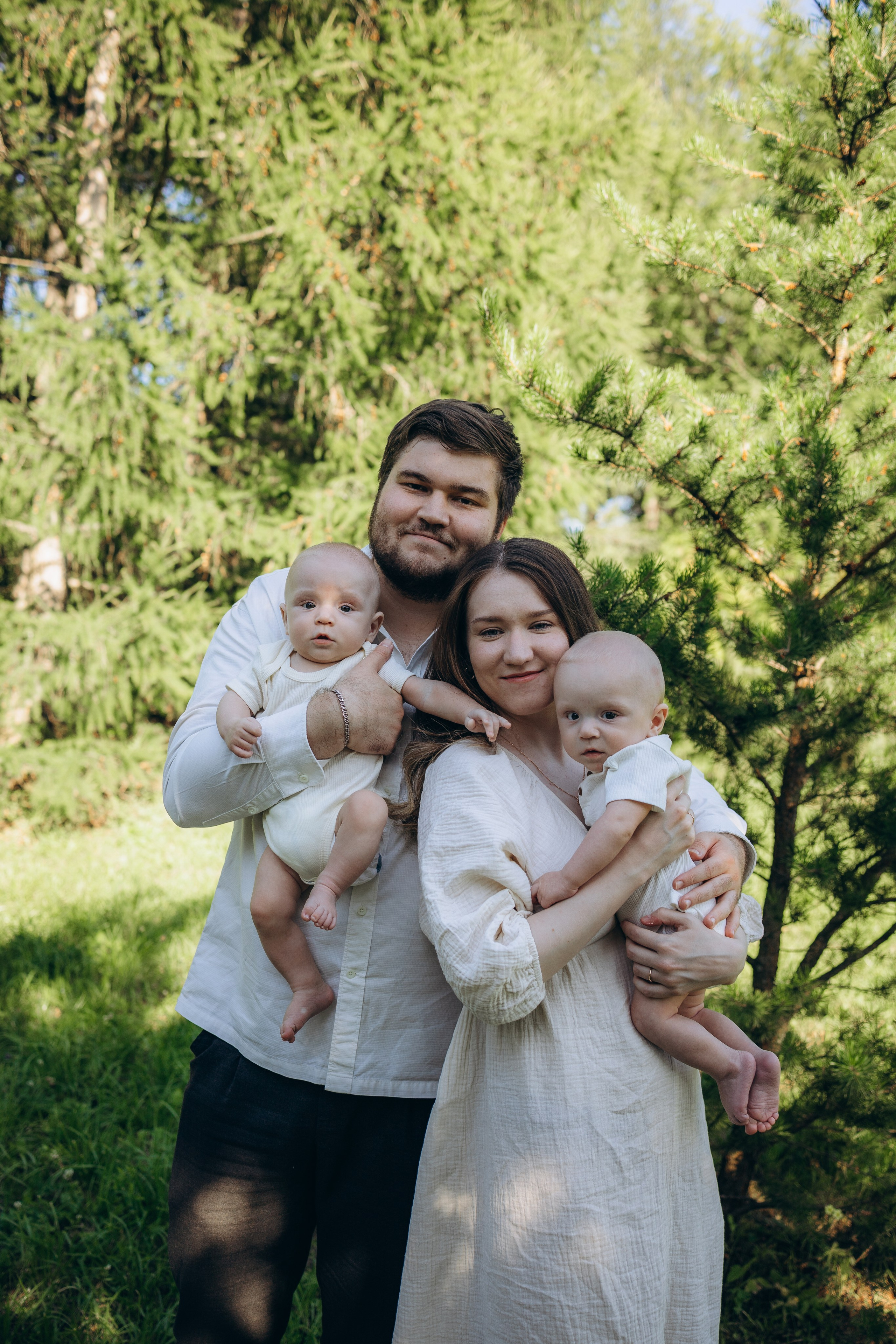 Антон, Настя, Саша, Леша. Семейный фотограф новорожденных УФА Гульнара Зиновьева