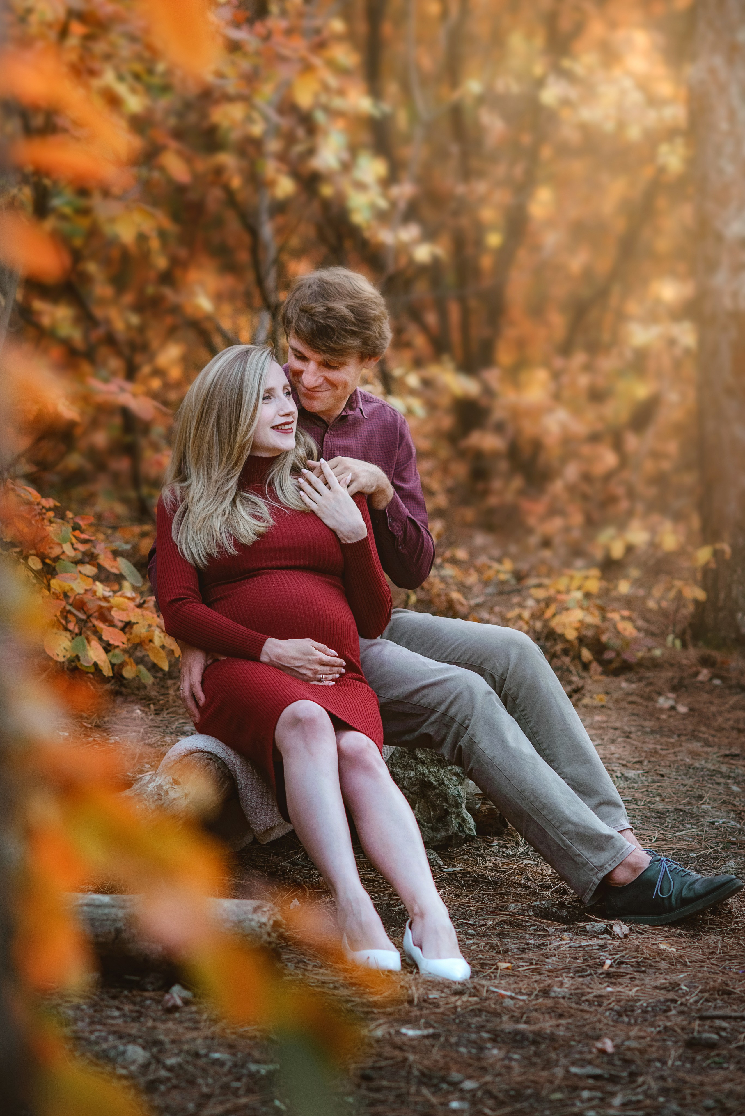 Прогулочная осенняя фотосессия «В ожидании» для Сергея и Татьяны. Фотограф Симферополь Крым Ольга Топоривская