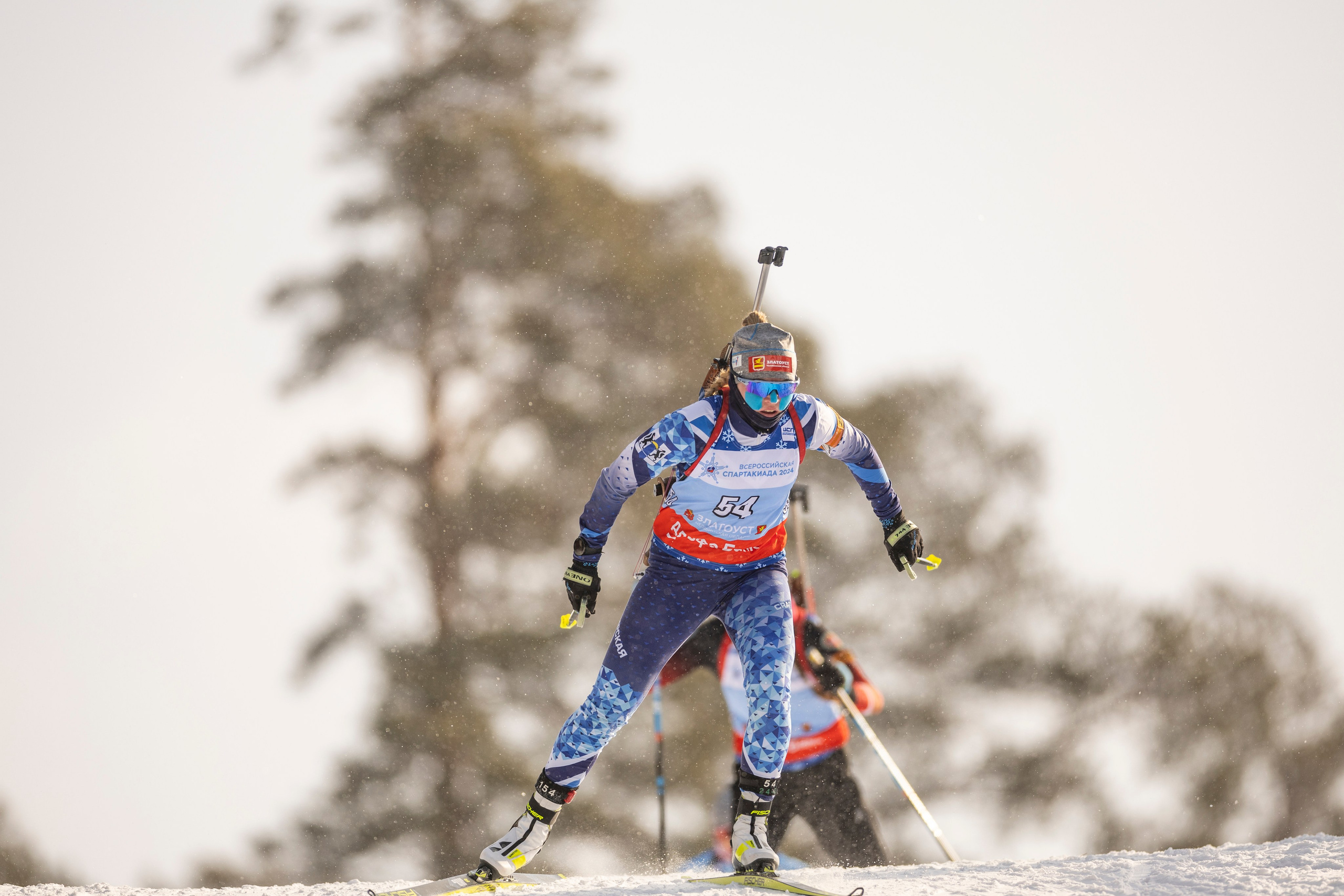 Всероссийская спартакиада. Гонка преследования женщины. Спортивный репортажный фотограф Казань Нафис Сиразетдинов