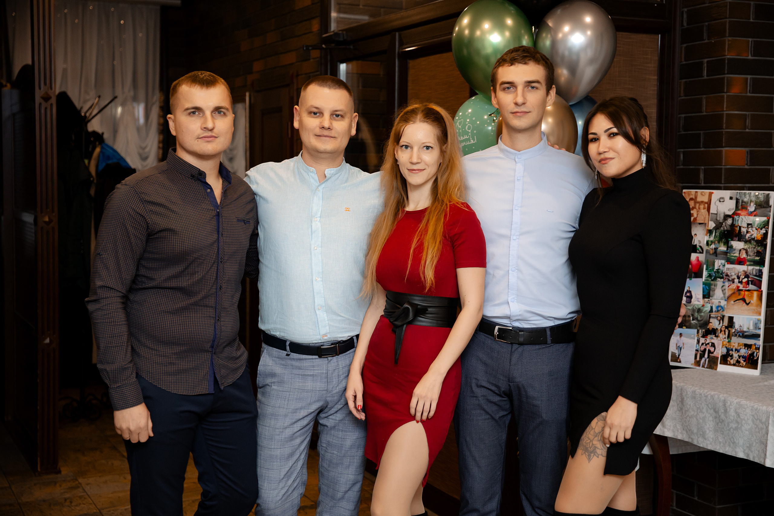 Фотосъемка юбилея в пиццерии Камин