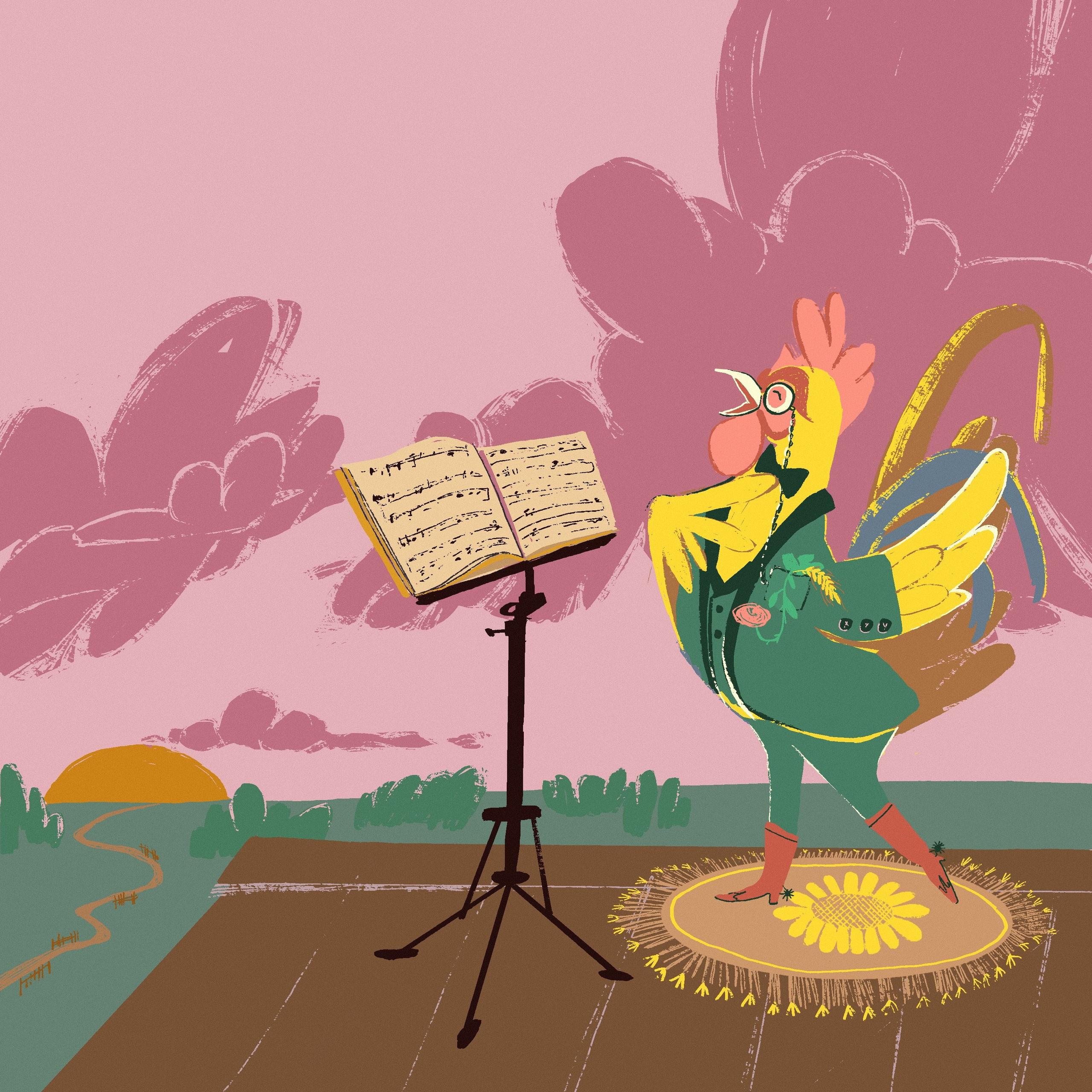 Peactober 2024. Детская иллюстрация 