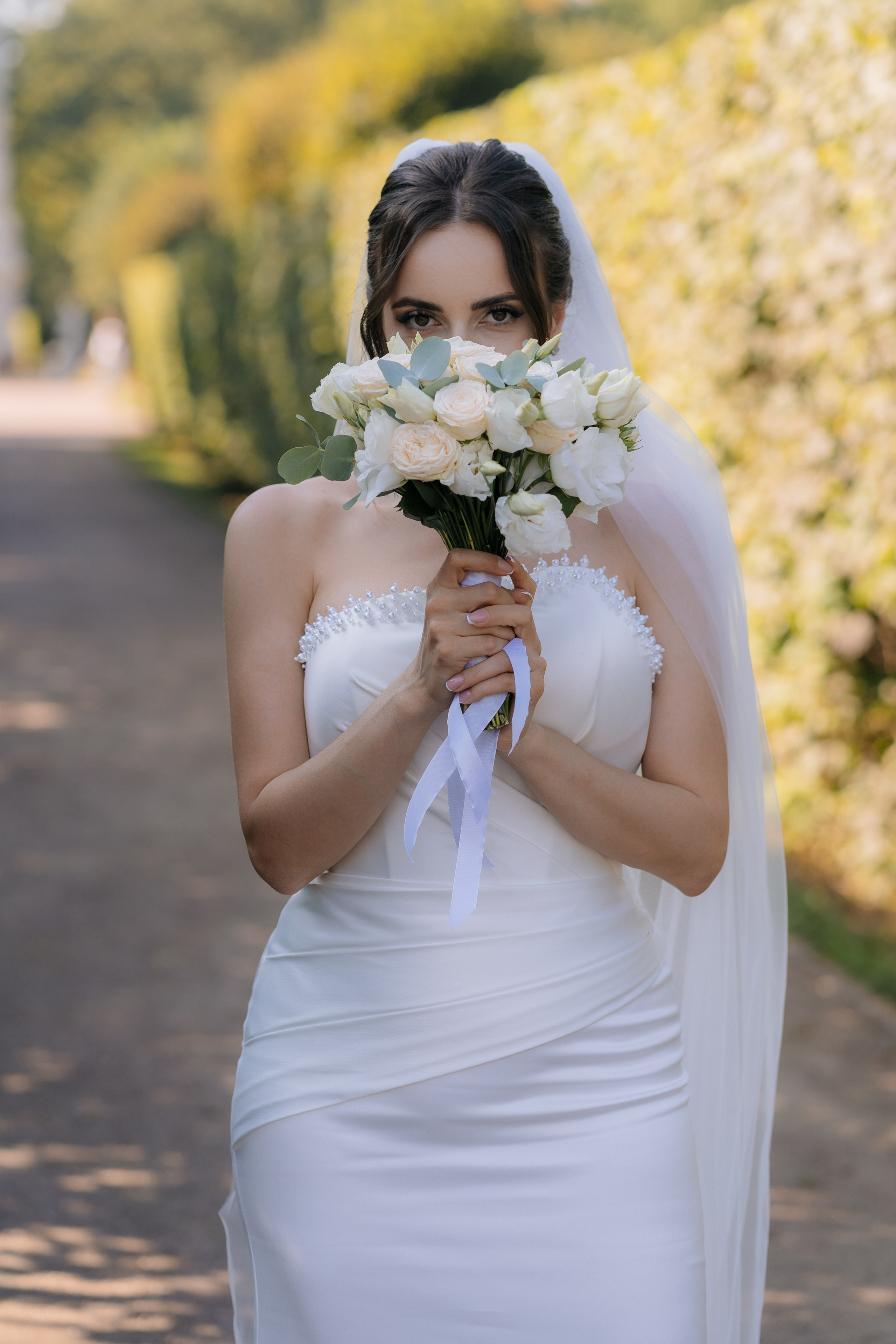 Свадебная фотосессия в Москве, парк Кусково. Свадебный фотограф в Москве Анна Полушина