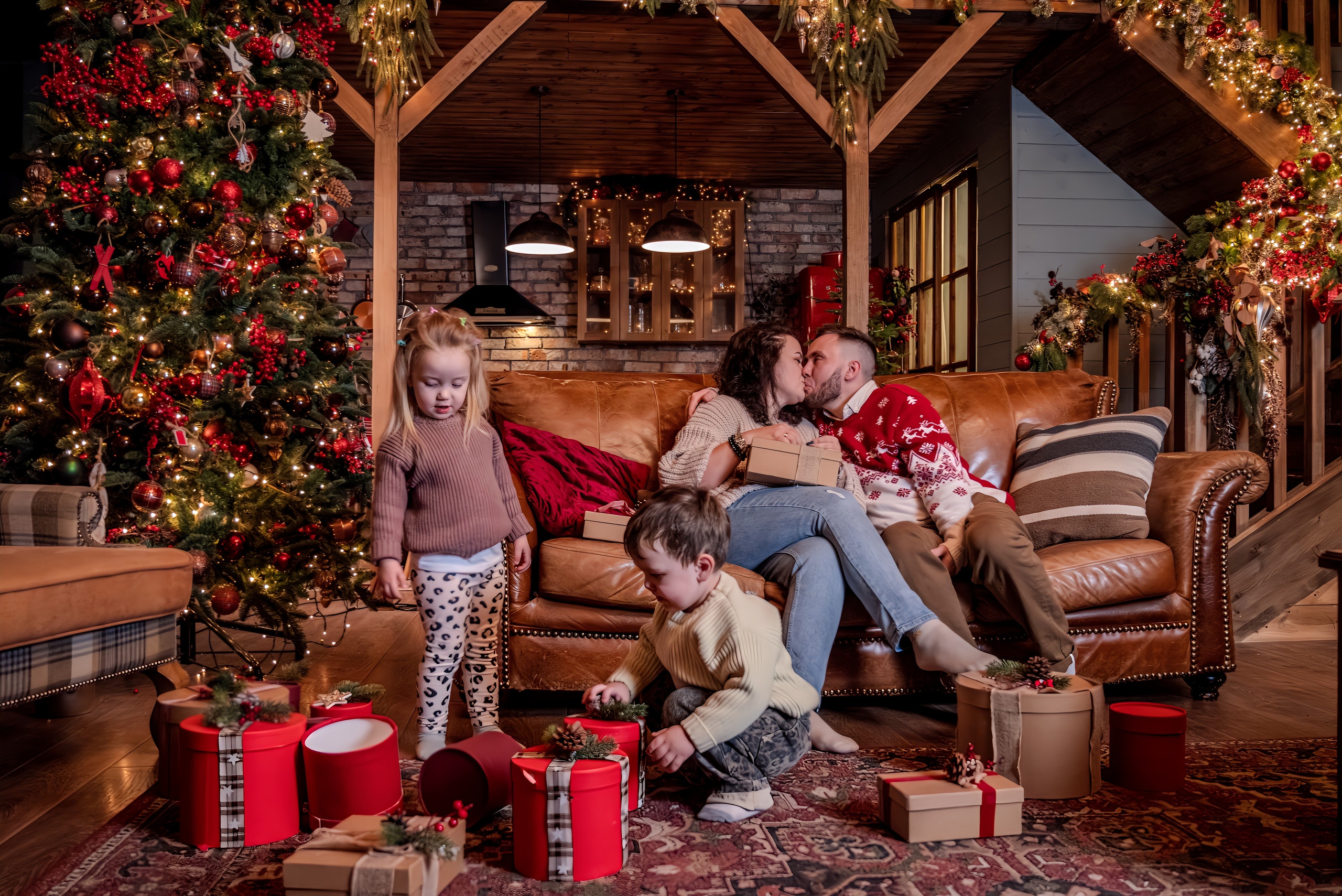 Семейный вечер в Шале. Семейный и детский фотограф Москва