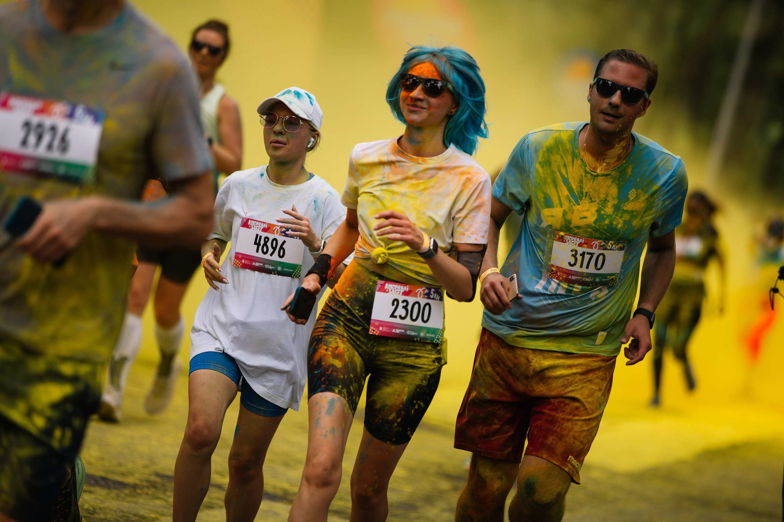 Красочный забег. Свадебный Семейный Репортажный фотограф в Москве