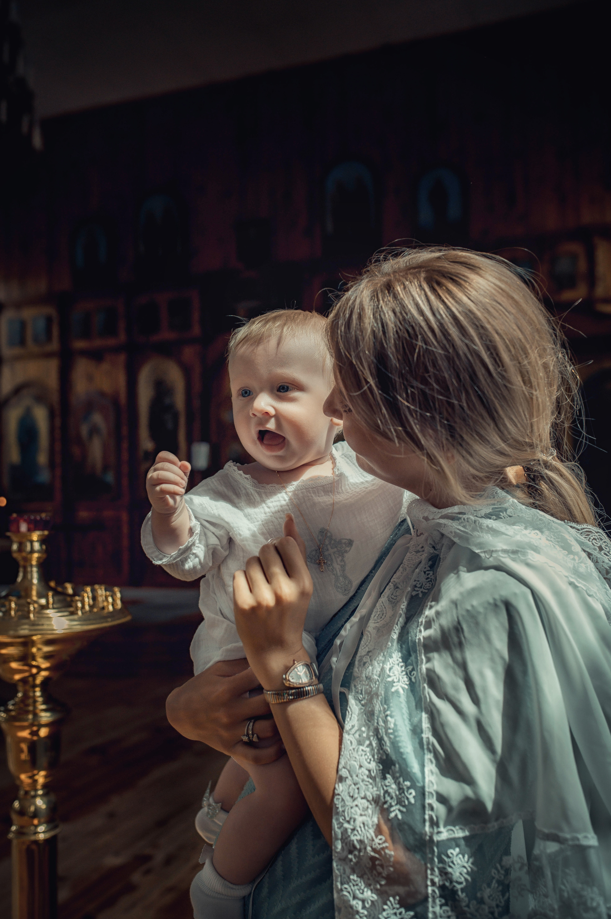 Таинство Крещения Ратмира. Храм Николая Чудотворца г. Краснослободск. Церковный, семейный и репортажный фотограф Волгоград, Волжский