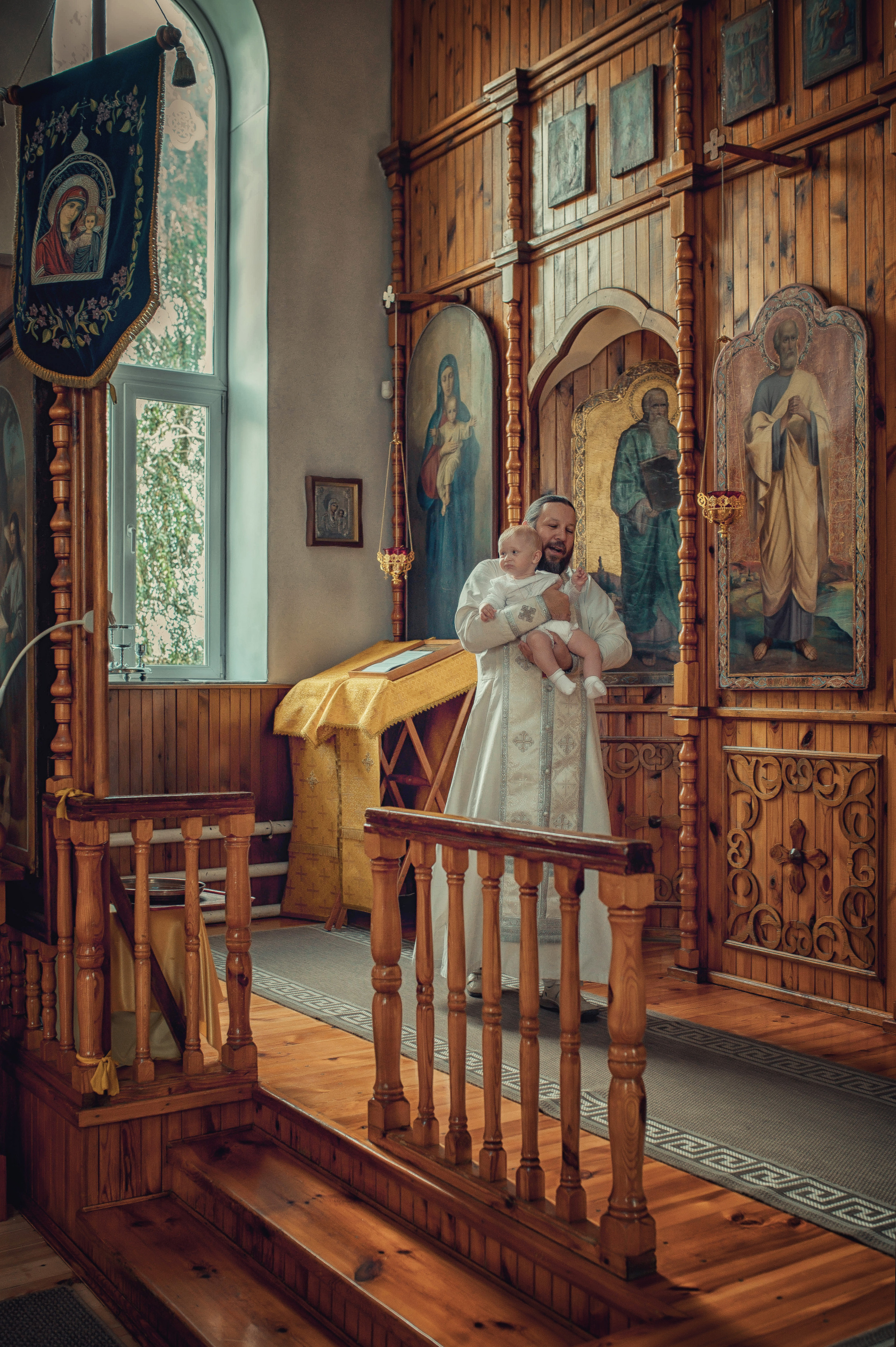 Таинство Крещения Ратмира. Храм Николая Чудотворца г. Краснослободск. Церковный, семейный и репортажный фотограф Волгоград, Волжский