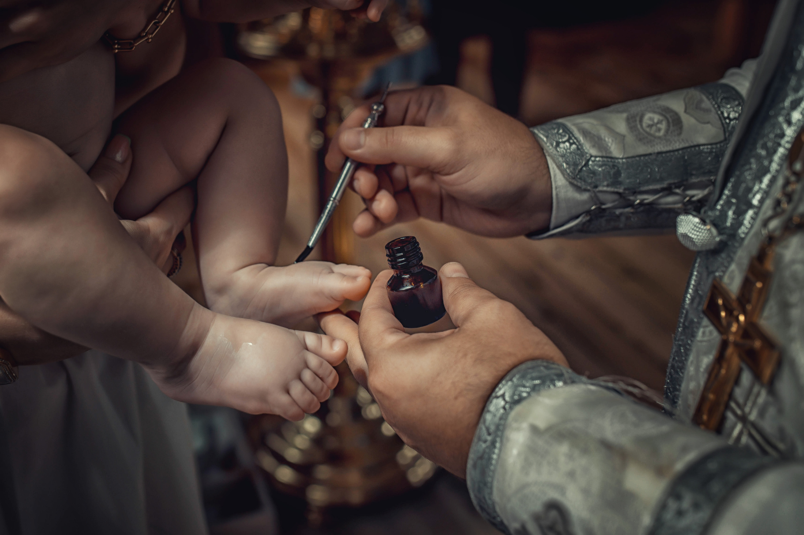 Таинство Крещения Ратмира. Храм Николая Чудотворца г. Краснослободск. Церковный, семейный и репортажный фотограф Волгоград, Волжский