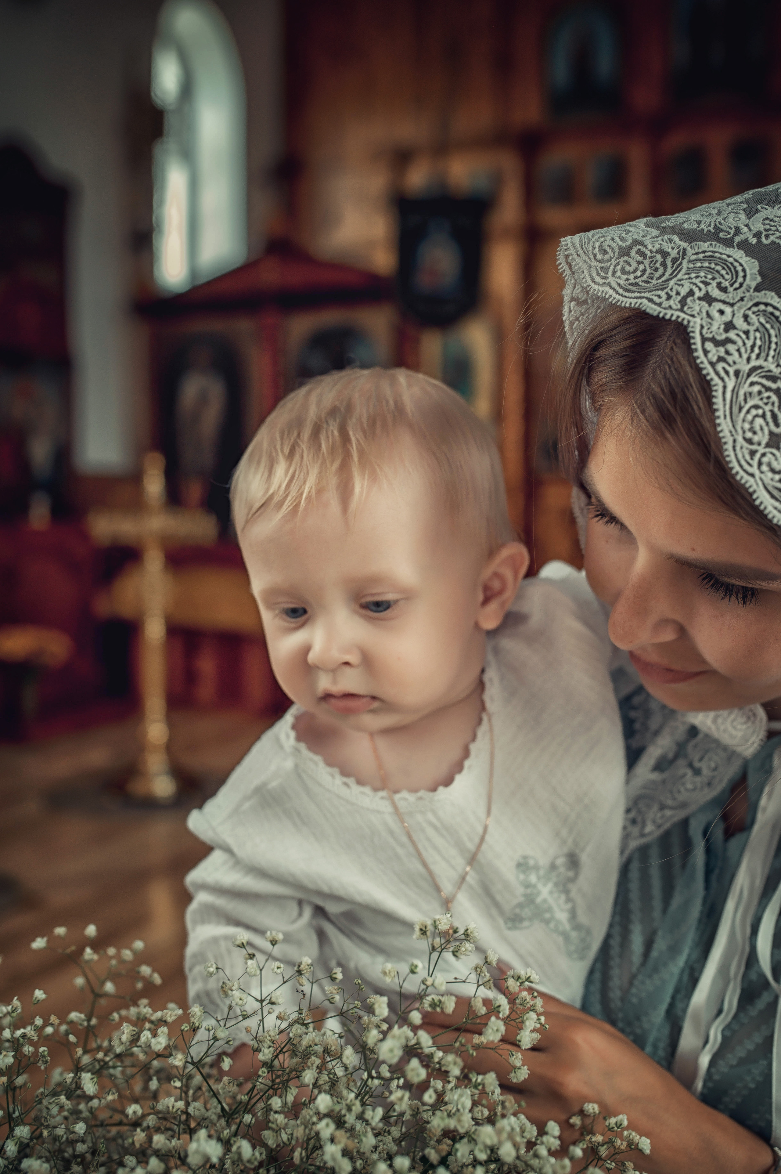 Таинство Крещения Ратмира. Храм Николая Чудотворца г. Краснослободск. Церковный, семейный и репортажный фотограф Волгоград, Волжский