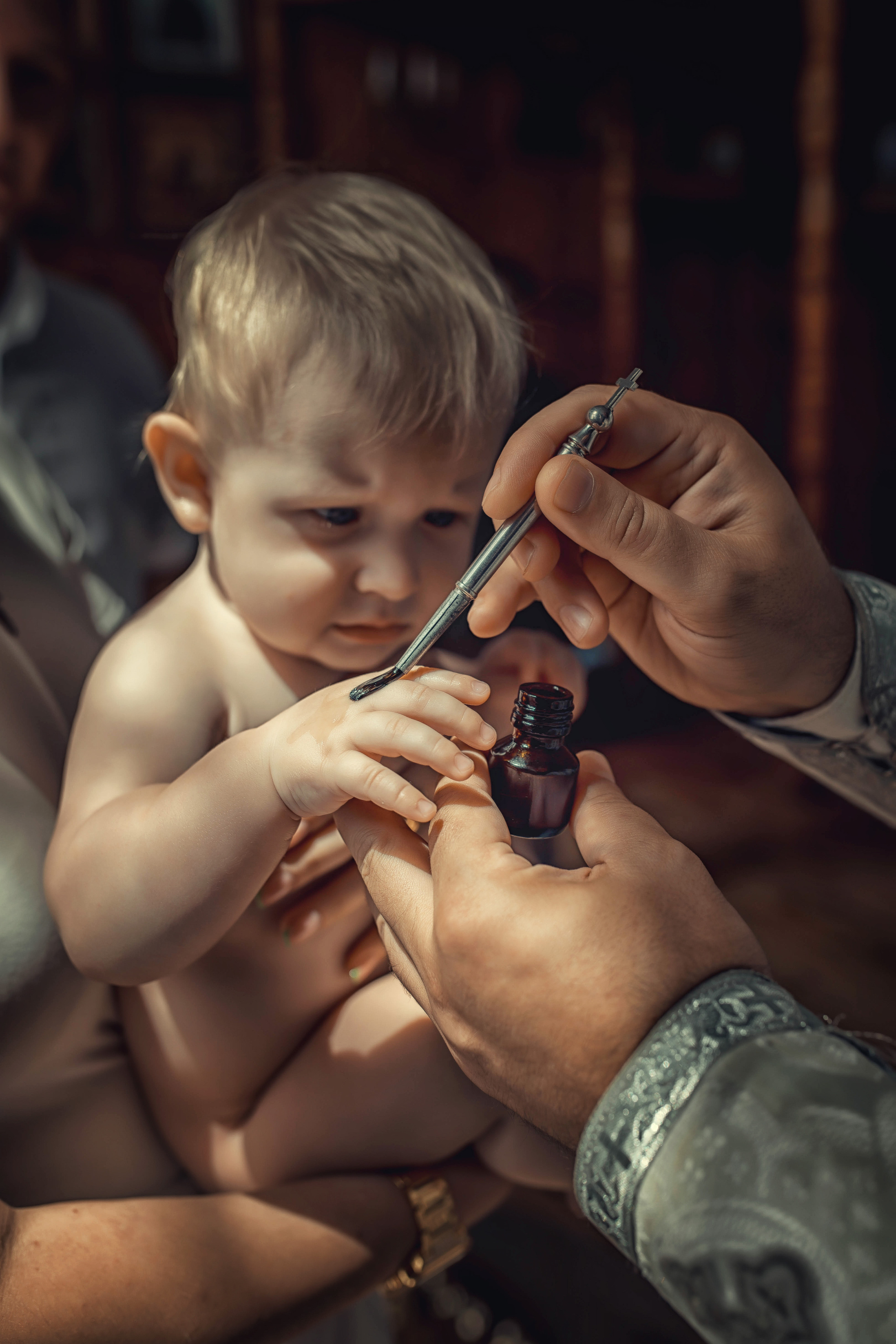 Таинство Крещения Ратмира. Храм Николая Чудотворца г. Краснослободск. Церковный, семейный и репортажный фотограф Волгоград, Волжский