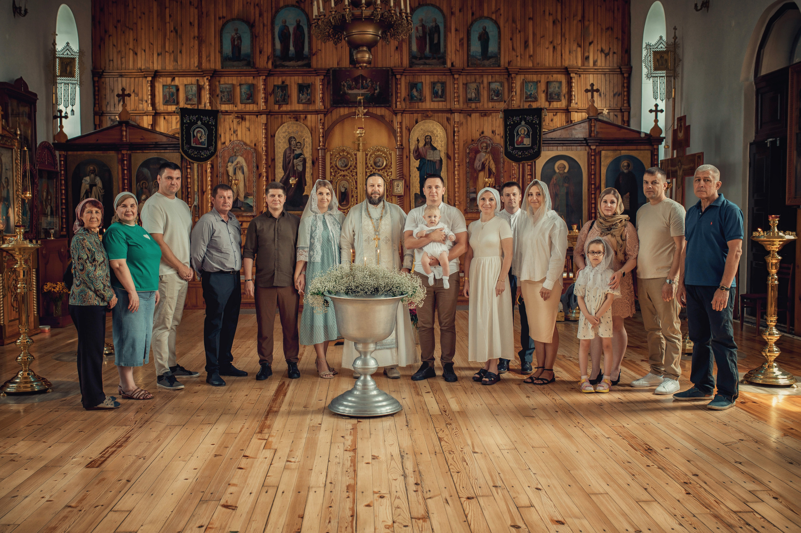 Таинство Крещения Ратмира. Храм Николая Чудотворца г. Краснослободск. Церковный, семейный и репортажный фотограф Волгоград, Волжский