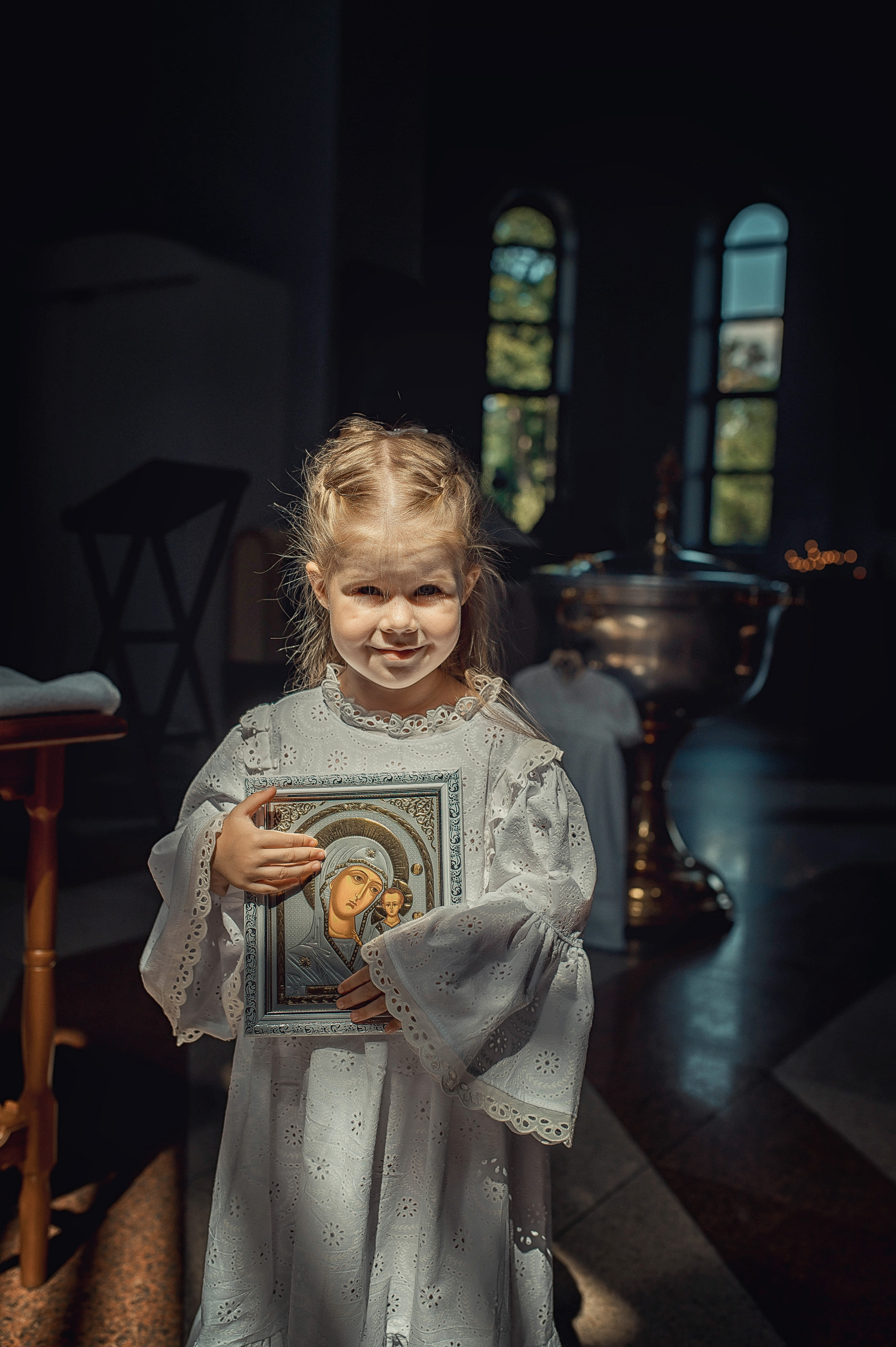 Таинство Крещения Полины. Храм Всех Святых Мамаев Курган г. Волгоград. Церковный, семейный и репортажный фотограф Волгоград, Волжский