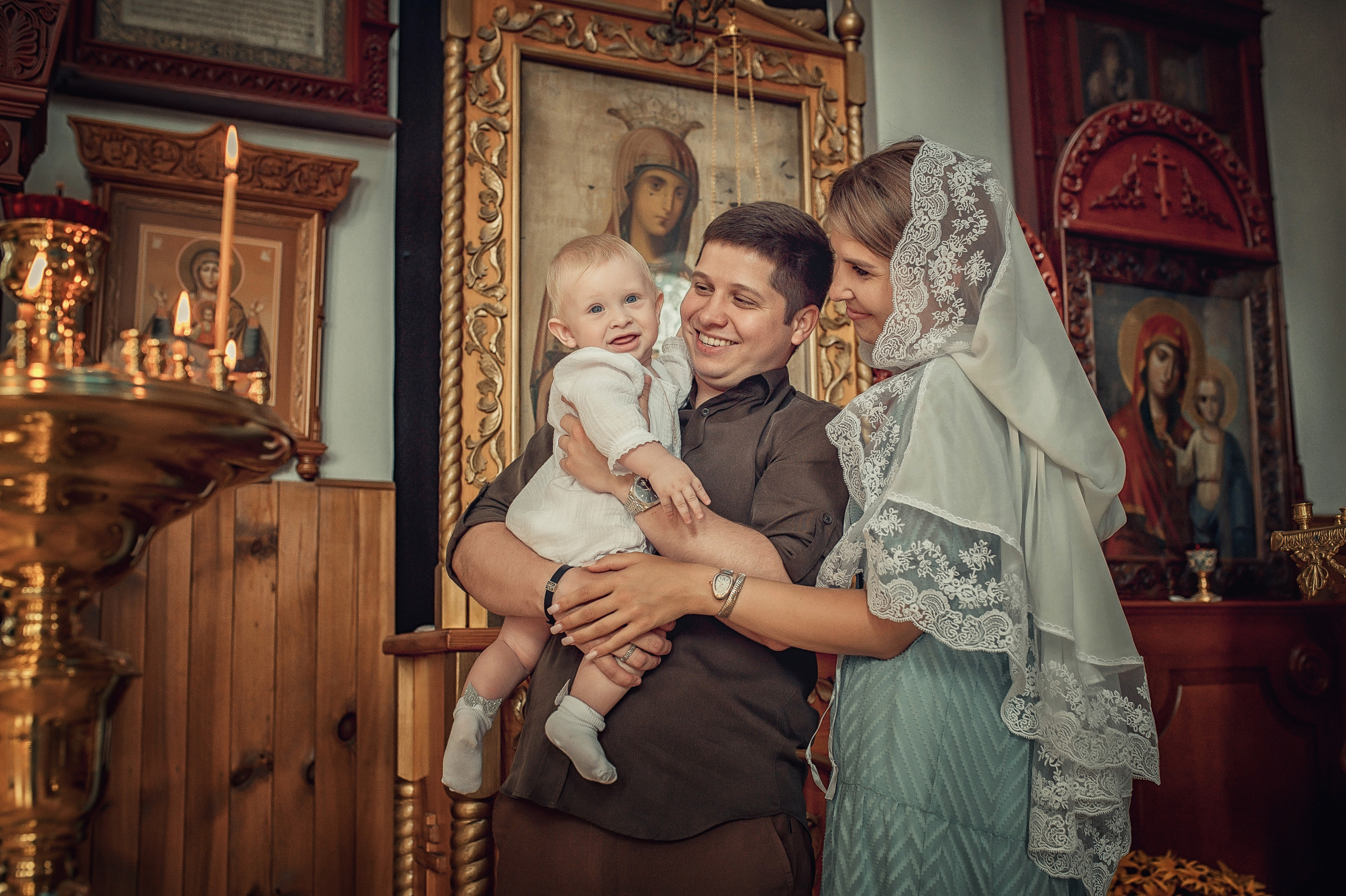 Таинство Крещения Ратмира. Храм Николая Чудотворца г. Краснослободск. Церковный, семейный и репортажный фотограф Волгоград, Волжский