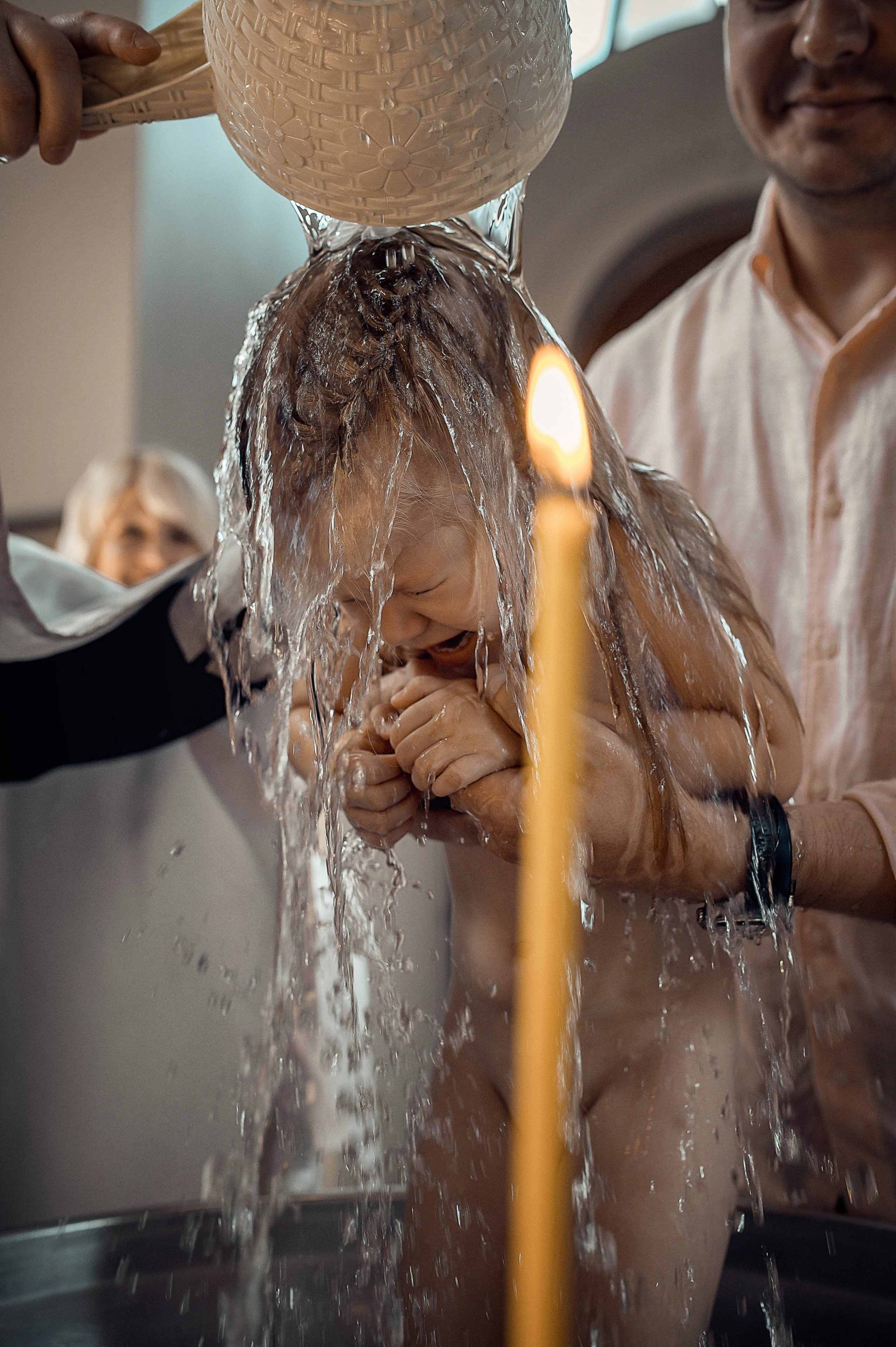 Таинство Крещения Полины. Храм Всех Святых Мамаев Курган г. Волгоград. Церковный, семейный и репортажный фотограф Волгоград, Волжский