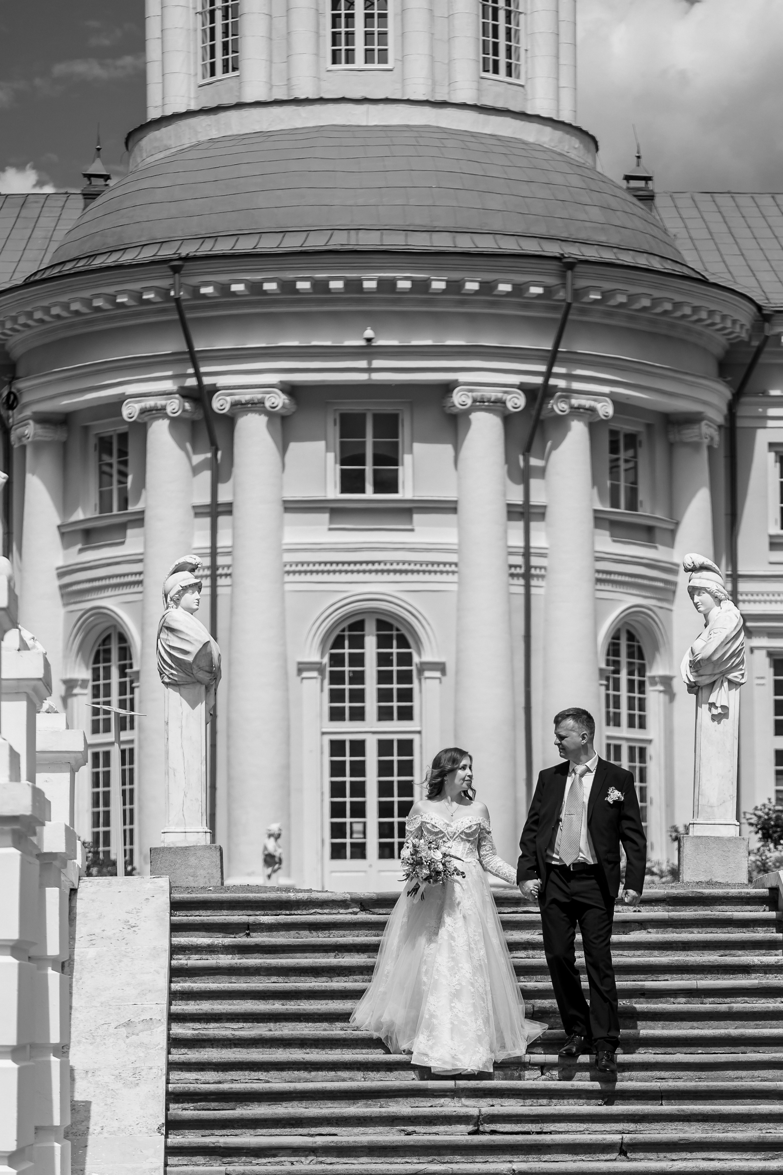 Свадебная прогулка Сергея и Татьяны. Семейный и свадебный фотограф в Москве и Красногорске Александр Дворкин