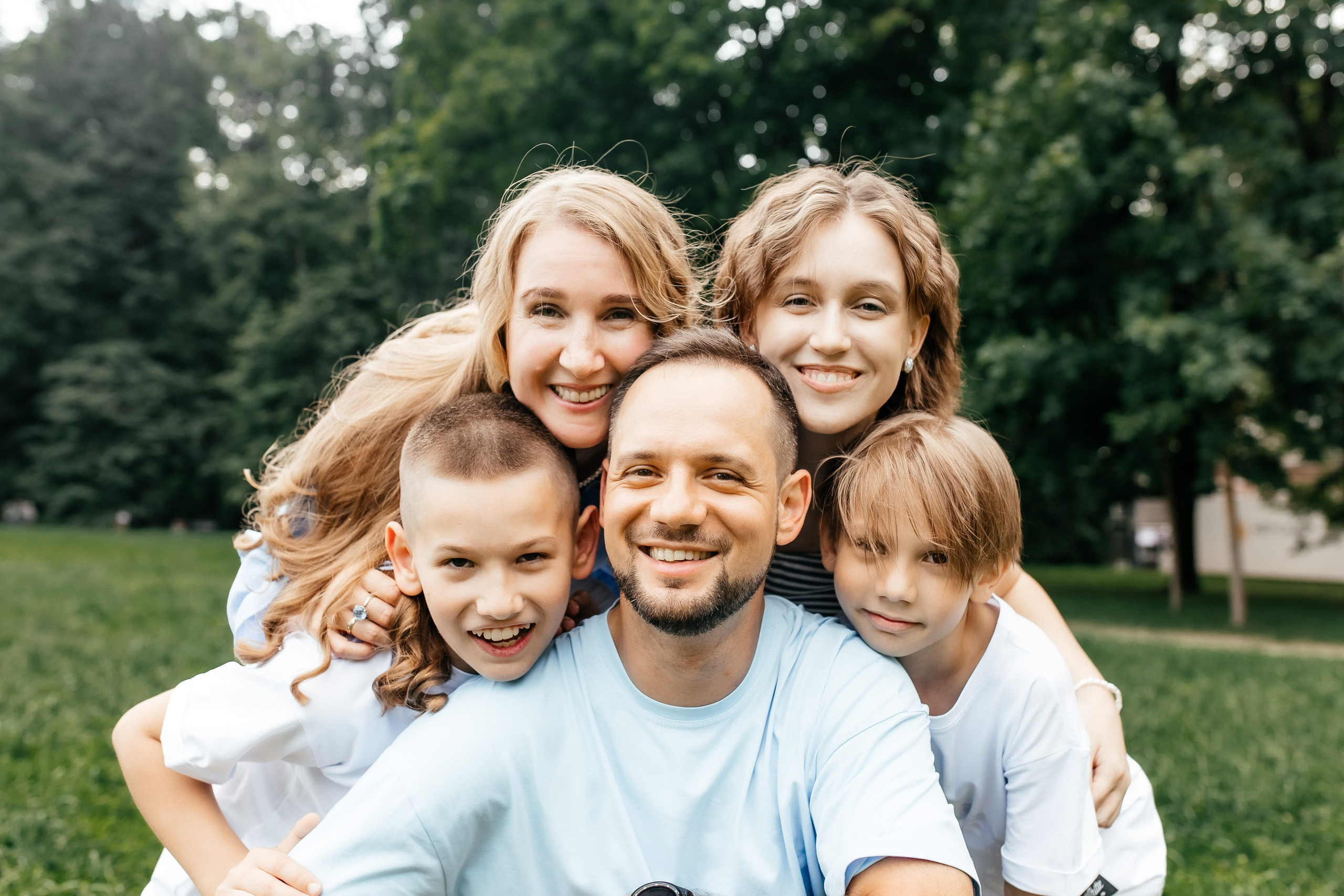 Большая семья. Профессиональный фотограф, Москва |Видное Елена Елизарова
