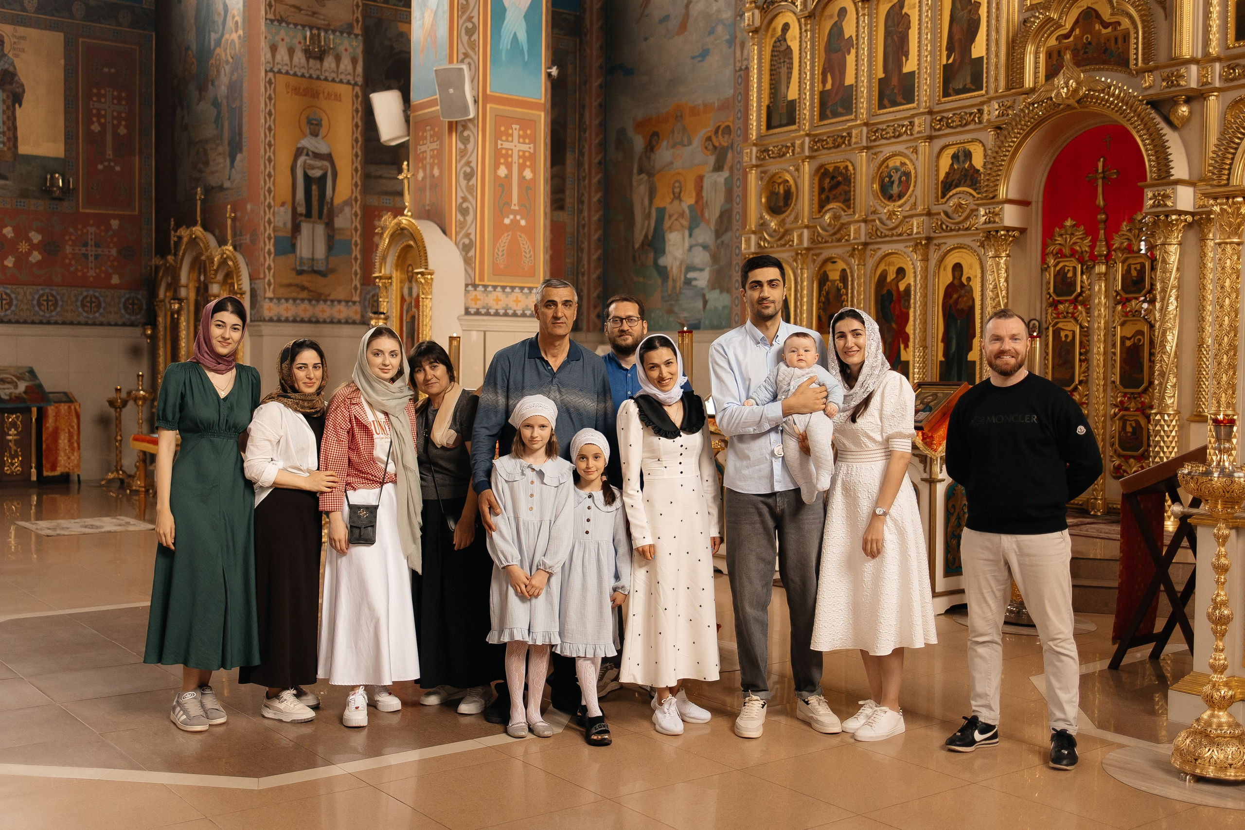 Таинство Крещения Михаила. Семейный фотограф в Краснодаре Храмова Анна