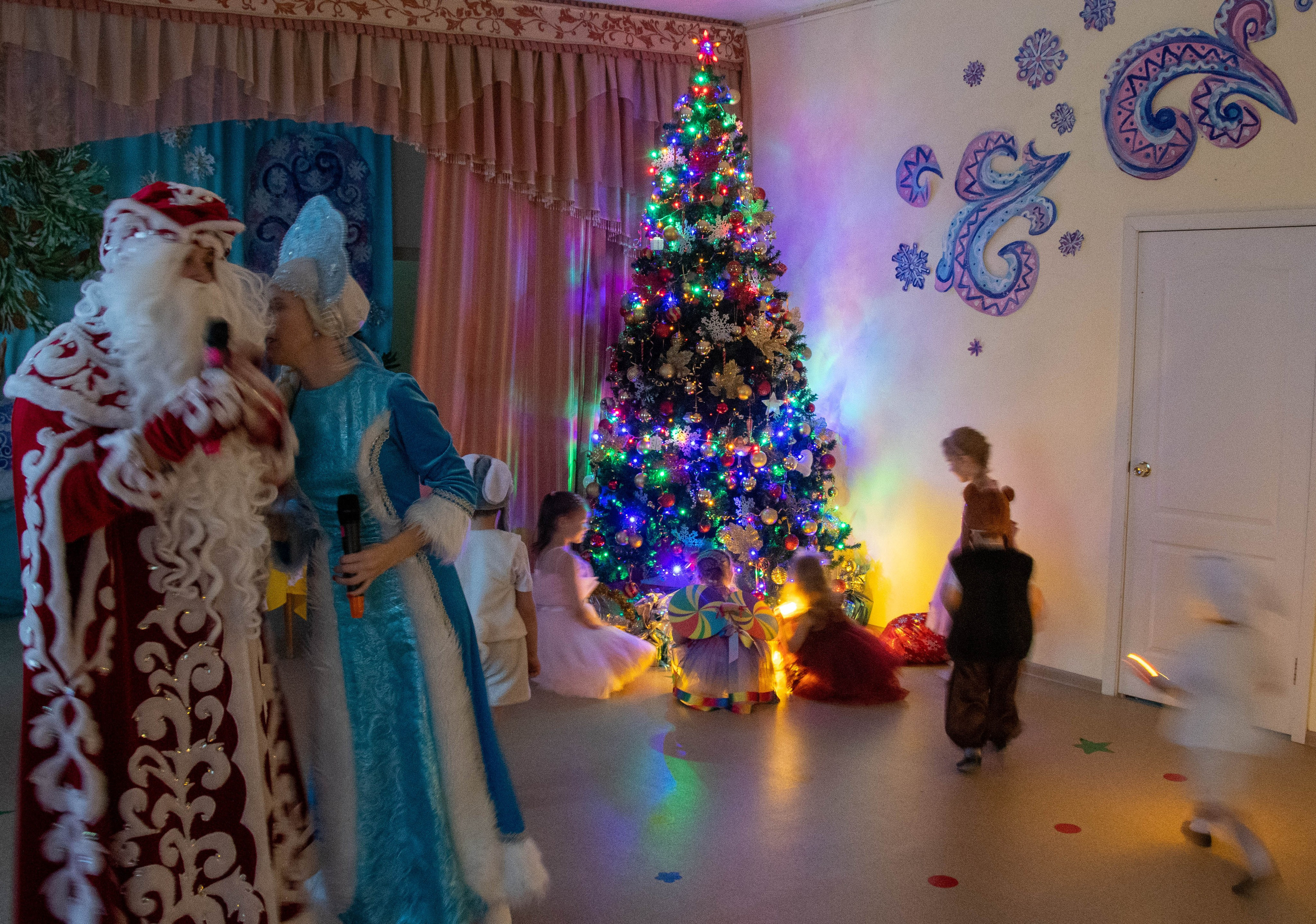 2023 Новый год. Акварель, Первомайка. Репортажный и детский фотограф в Новосибирске