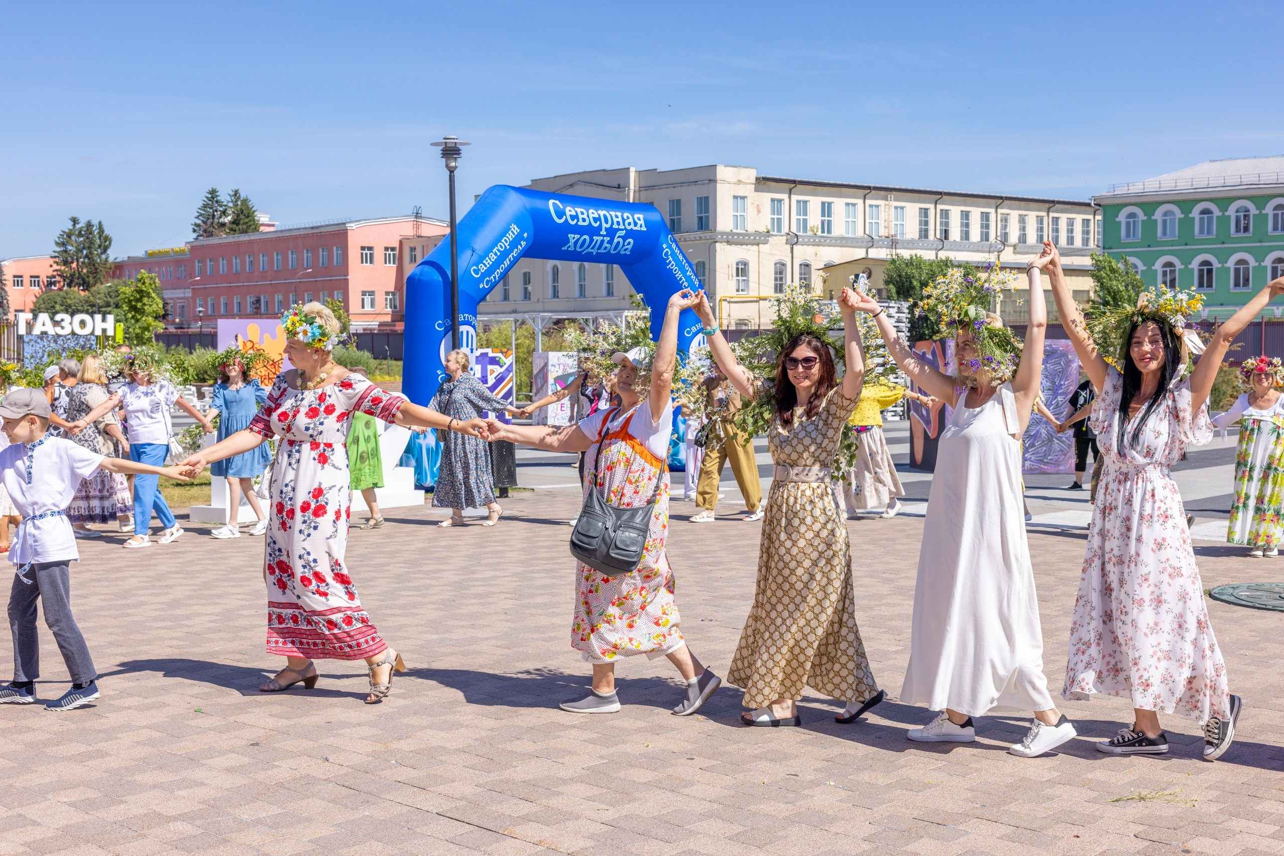 Фестиваль «Ромашковый хоровод». Северная ходьба. Фотограф в Туле Крупский АнДРей. Фотостудия «КАДР71» в Туле