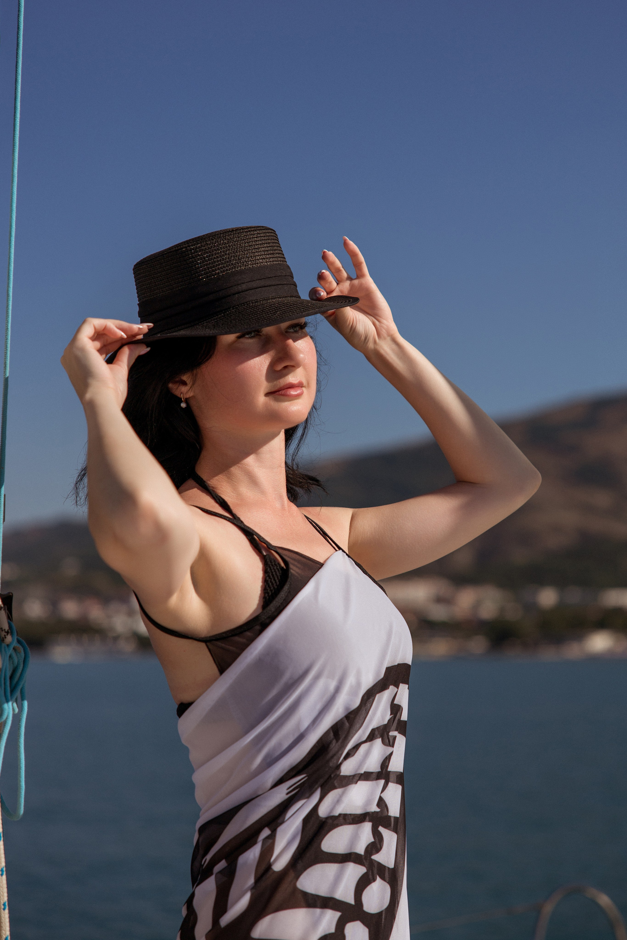 Таня и Юля на яхте 2024. Семейный и свадебный фотограф в Геленджике Михаил Шматов