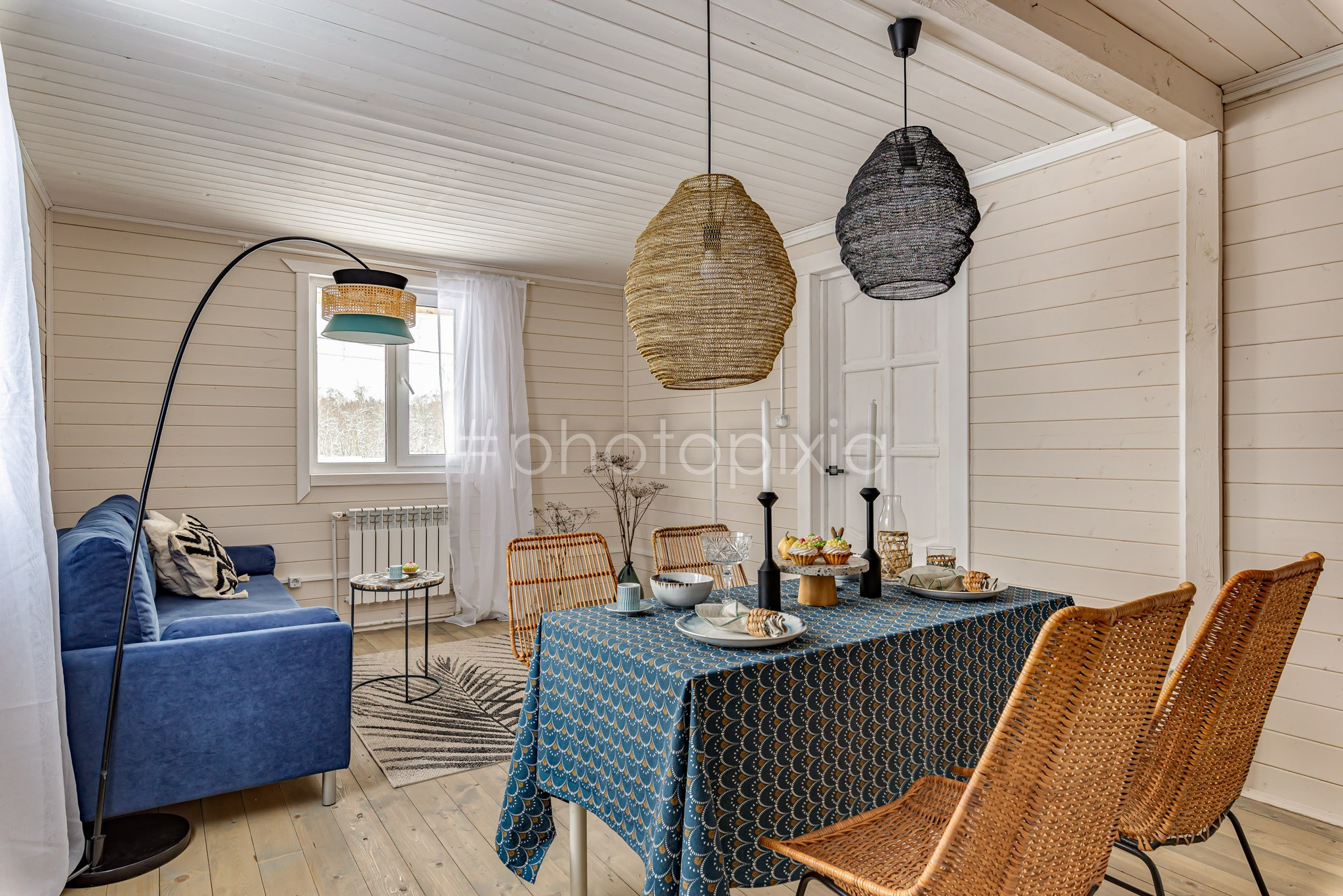 Съёмка дачного дома в КП Ольшаны для продажи. Интерьерная съёмка и виртуальные туры — Интерьерный фотограф Кузнецов Сергей (photopixiq)