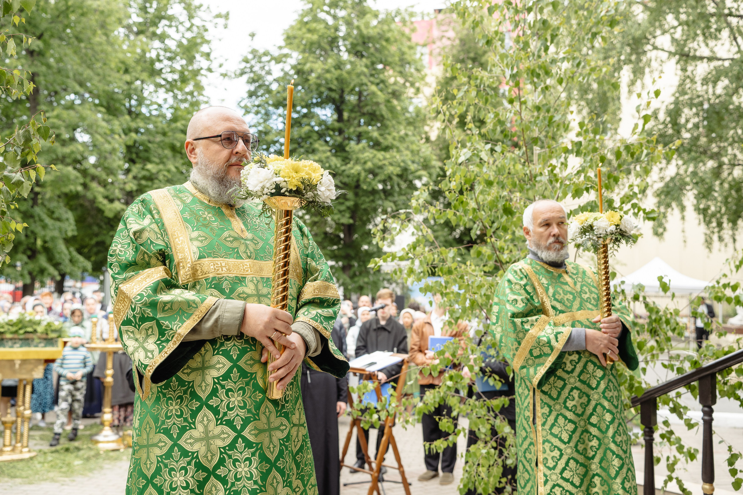 Престольный праздник в храме Троицы Живоначальной. Фотограф Москва/Подмосковье