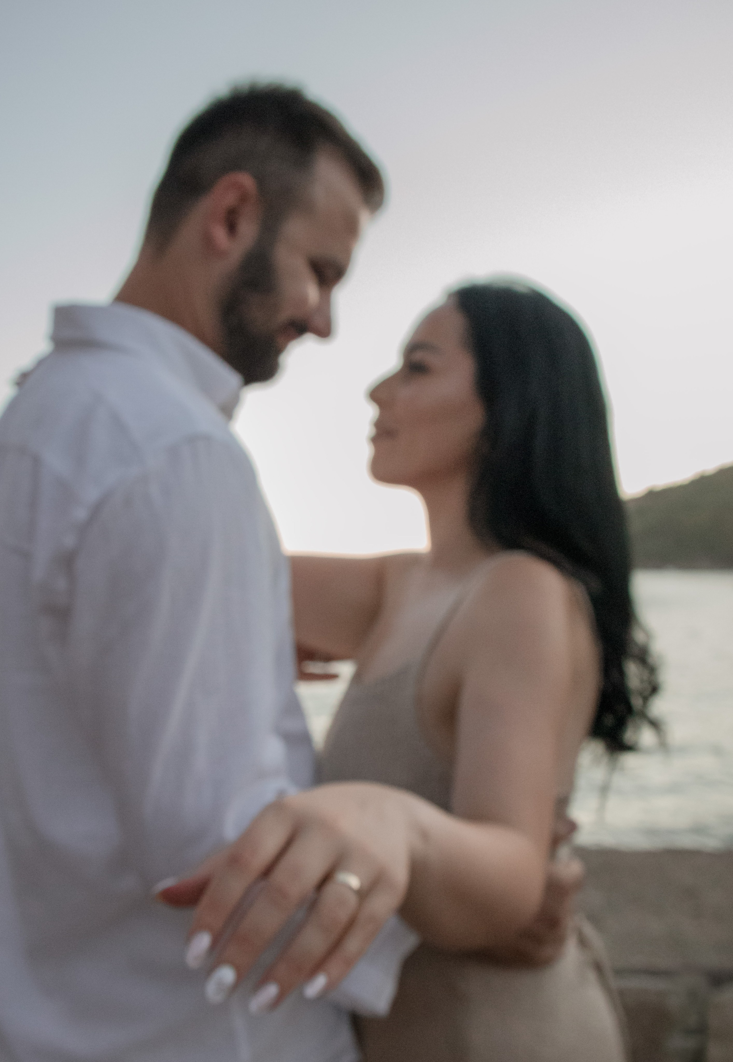 Engagement photo shooting in Montenegro. Portrait photographer in Tivat Montenegro Katerina Kirsanova