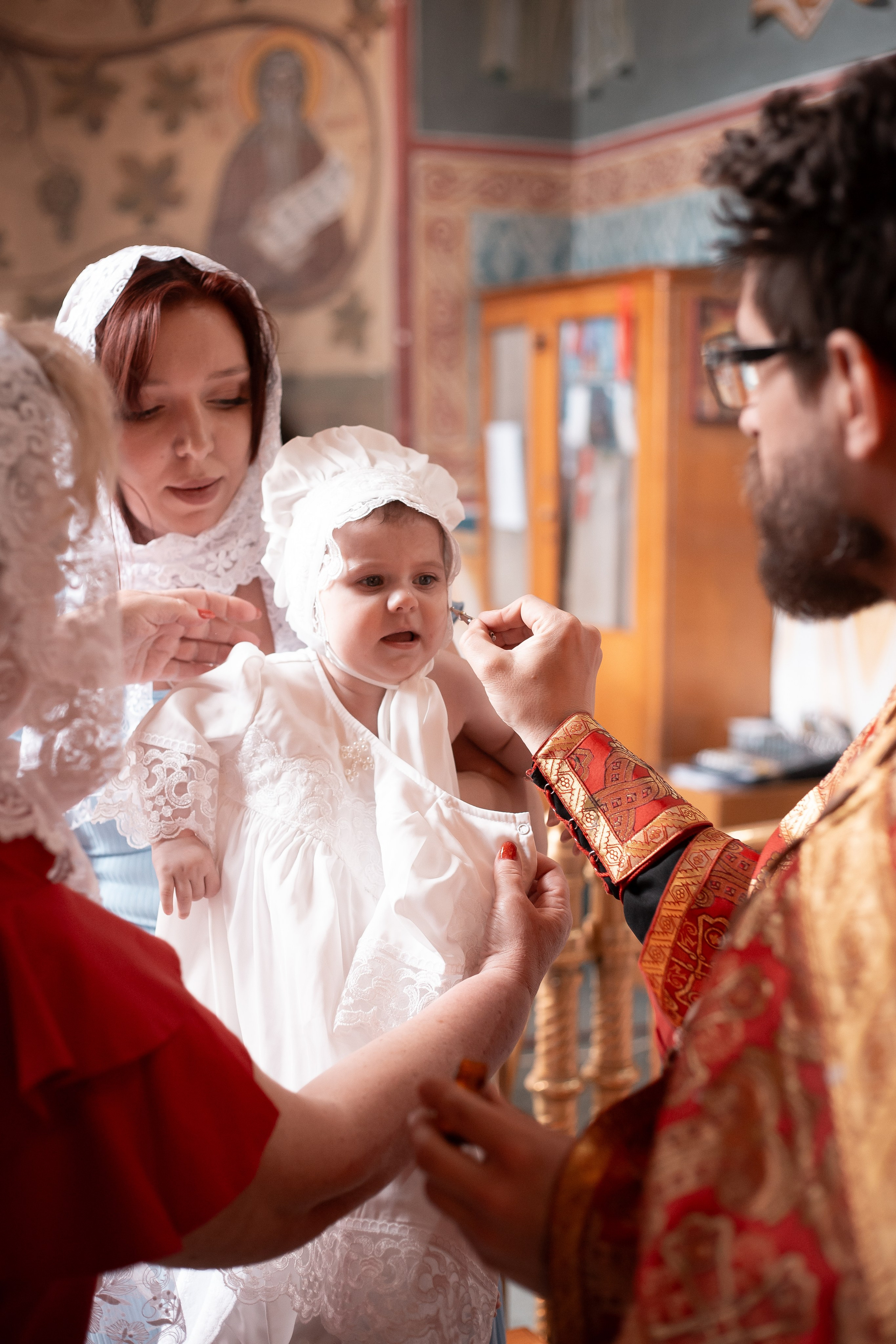 Крещение Виктории в Свято-Троицком кафедральном соборе Калуги