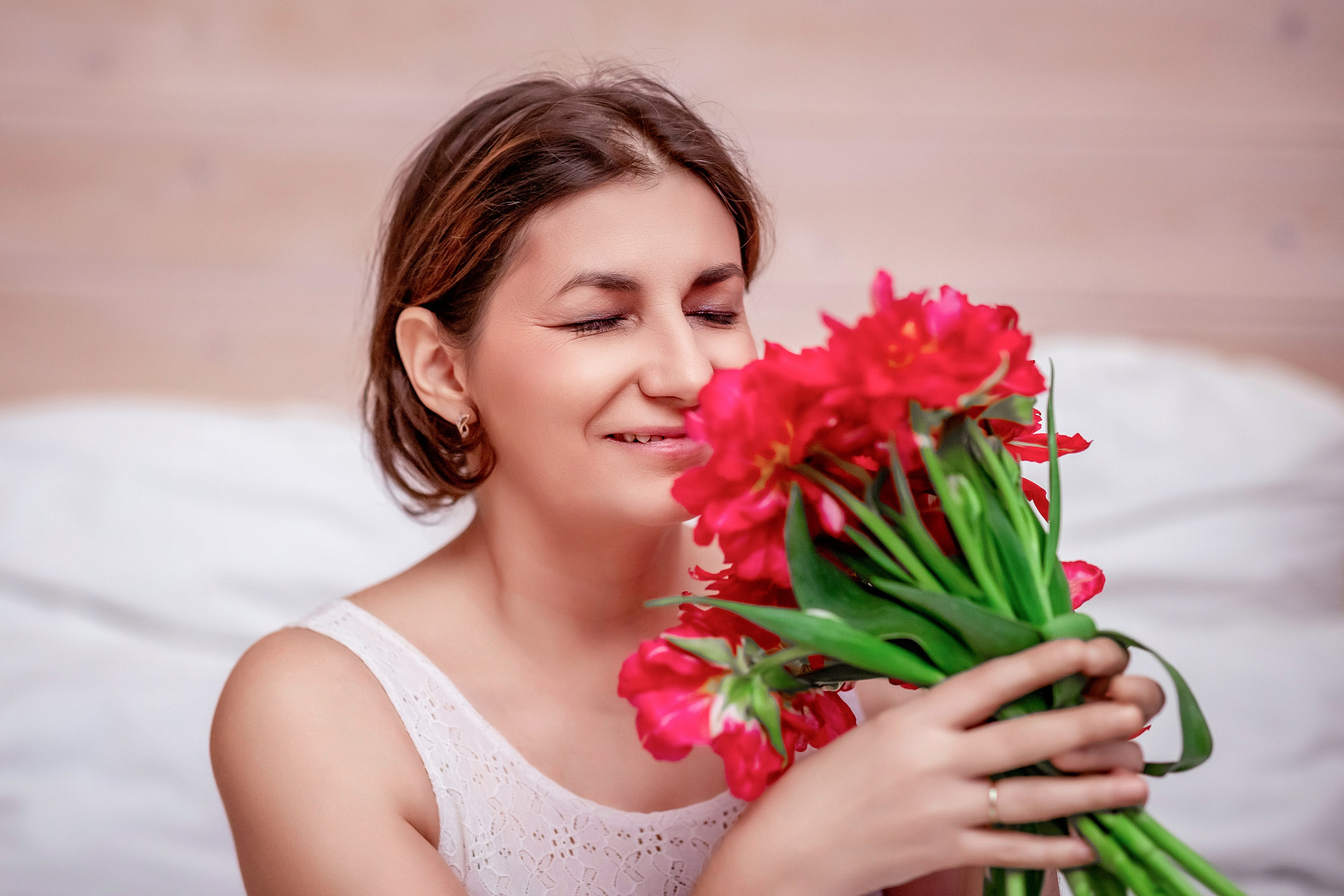 Фотопроект женский «Весна, цветы и Ты». Фотограф Алина Лебедь