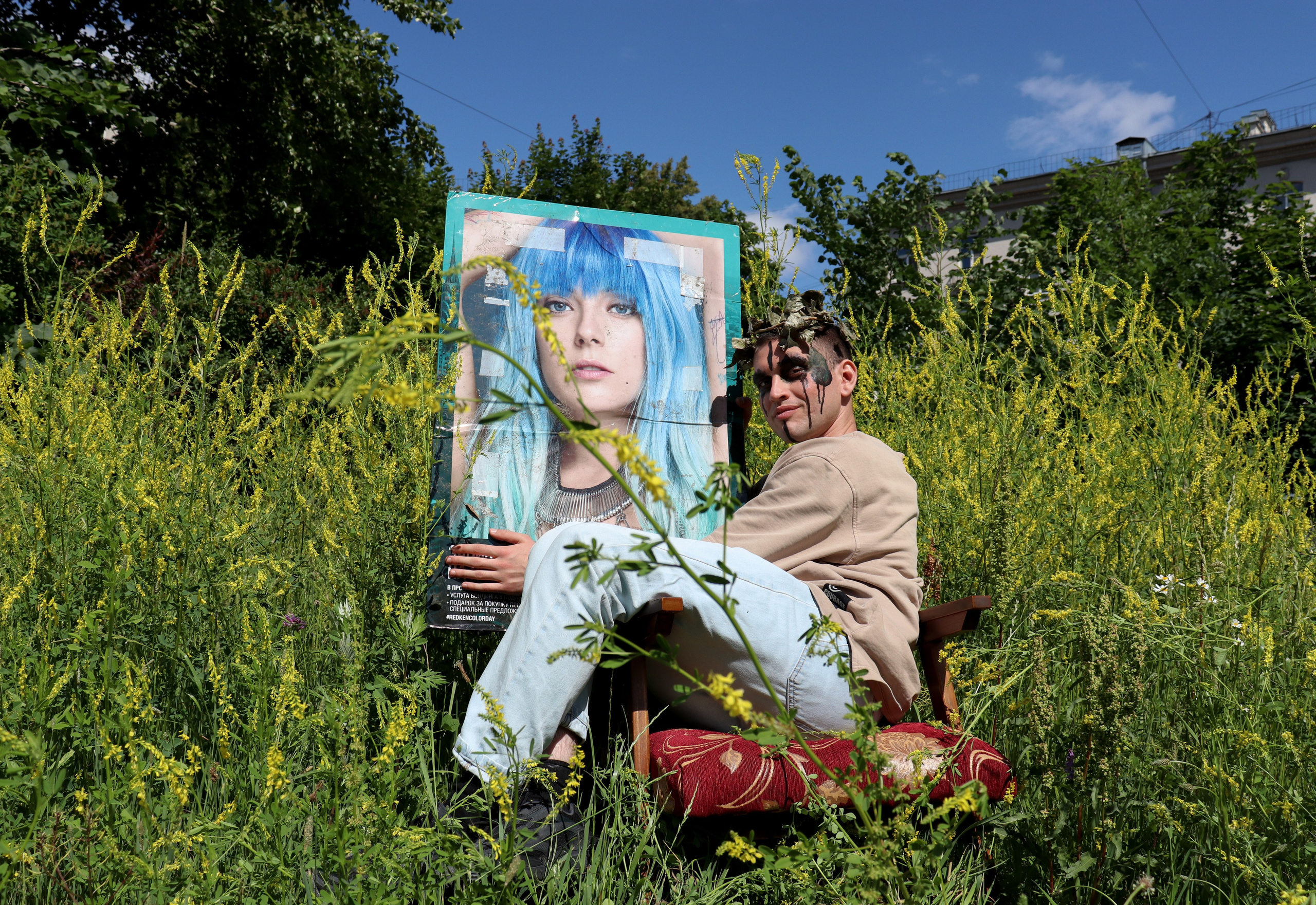 Модная съёмка во дворе. Ивентный фотограф в Санкт-Петербурге Олег Комков