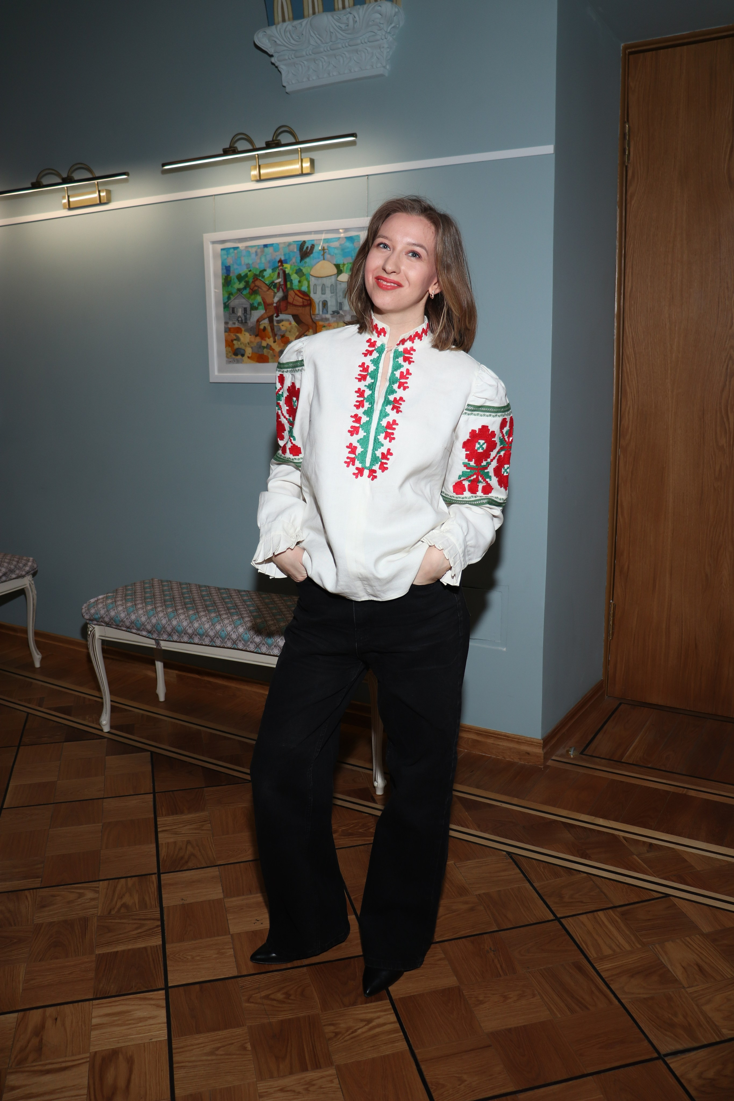 Показ-дефиле «КУЛЬТУРНЫЙ КОД В ОБРАЗЕ» от РОО «Сибирское землячество в Санкт-Петербурге» (6 марта 2025). Ивентный фотограф в Санкт-Петербурге Олег Комков