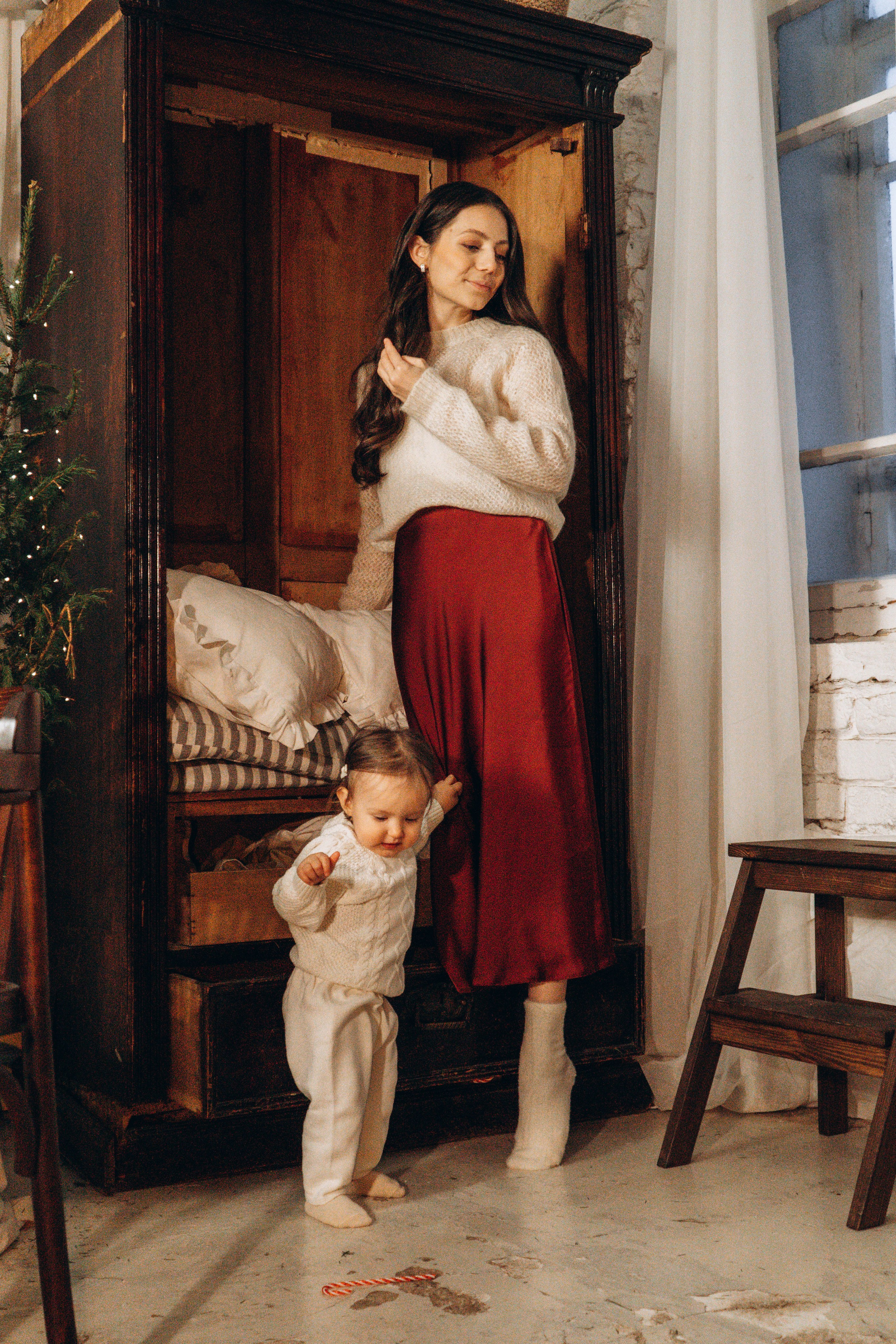 Анастасия и Мира. Студия «Мох». Фотограф Москва Валерия Веденина