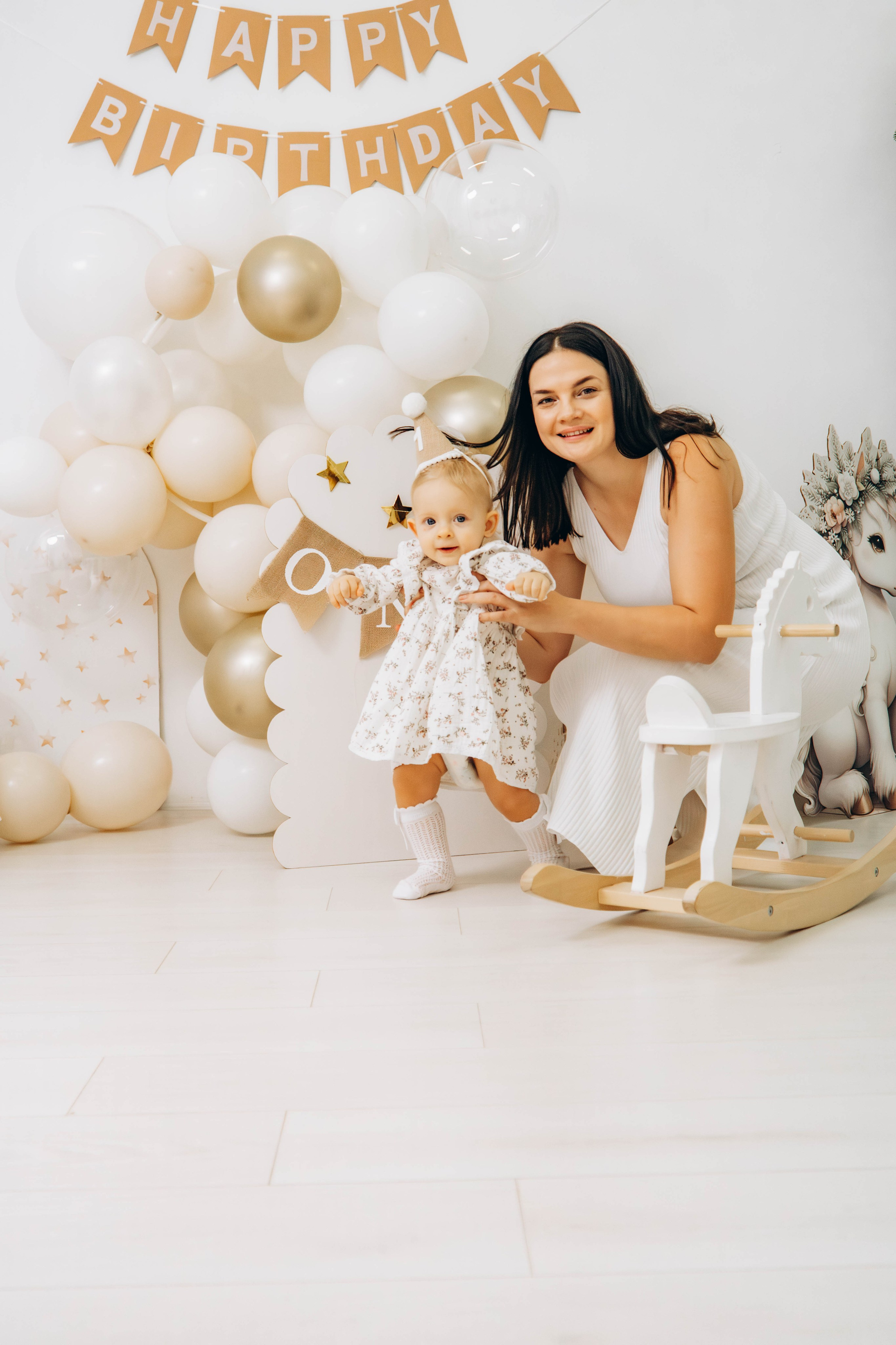 Съемка на годик малышки. Студия «LuLu». Фотограф Москва Валерия Веденина