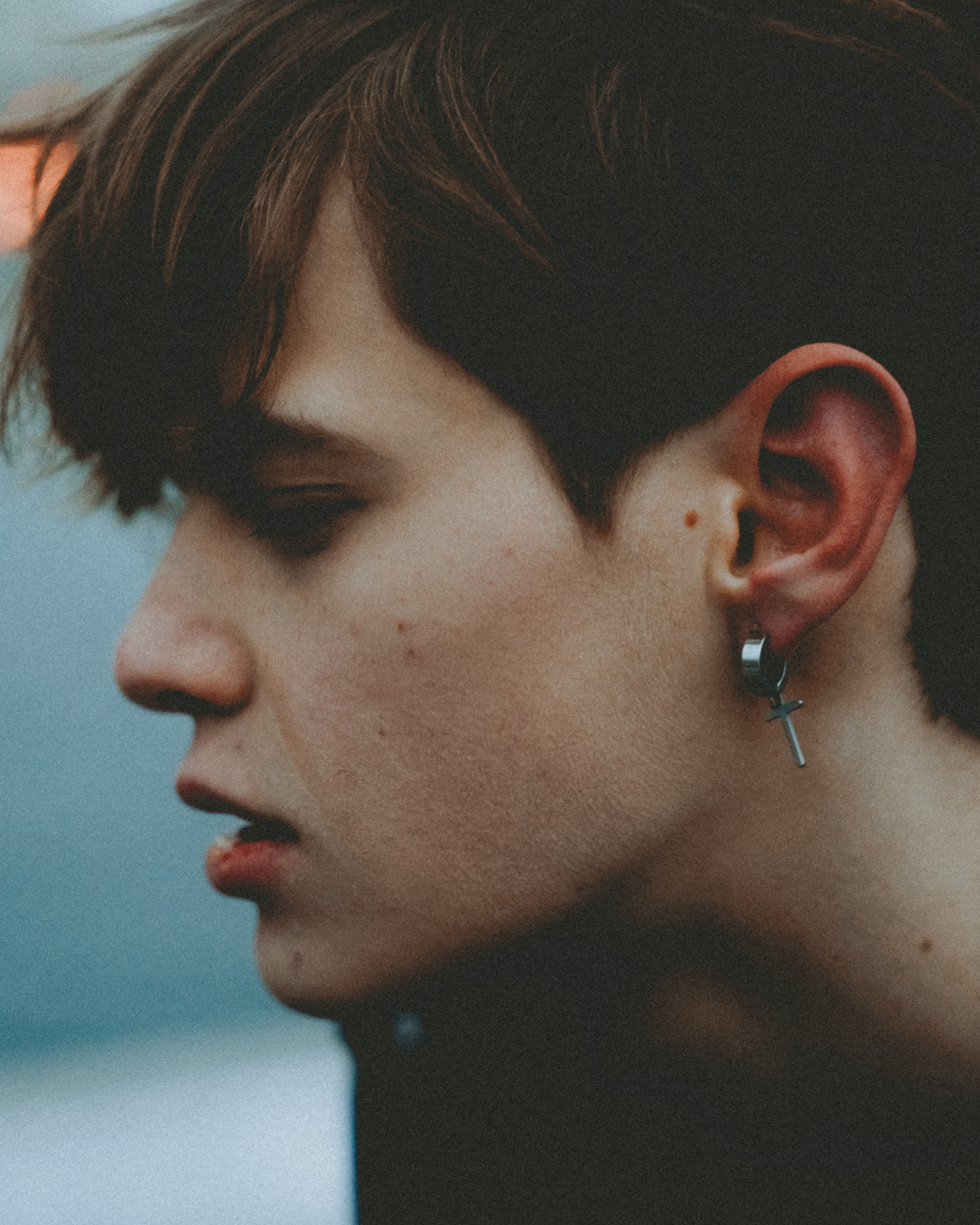 Мужской портрет на улице