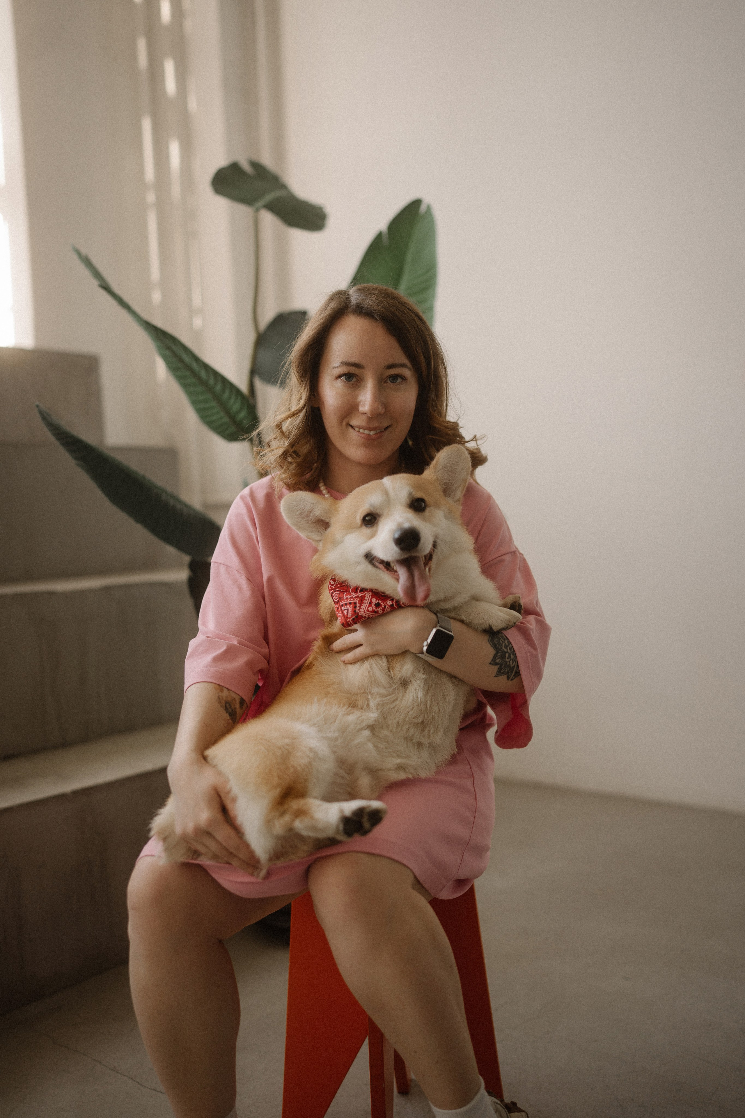 With Dog. Фотограф Батуми | Ксения Кинасова