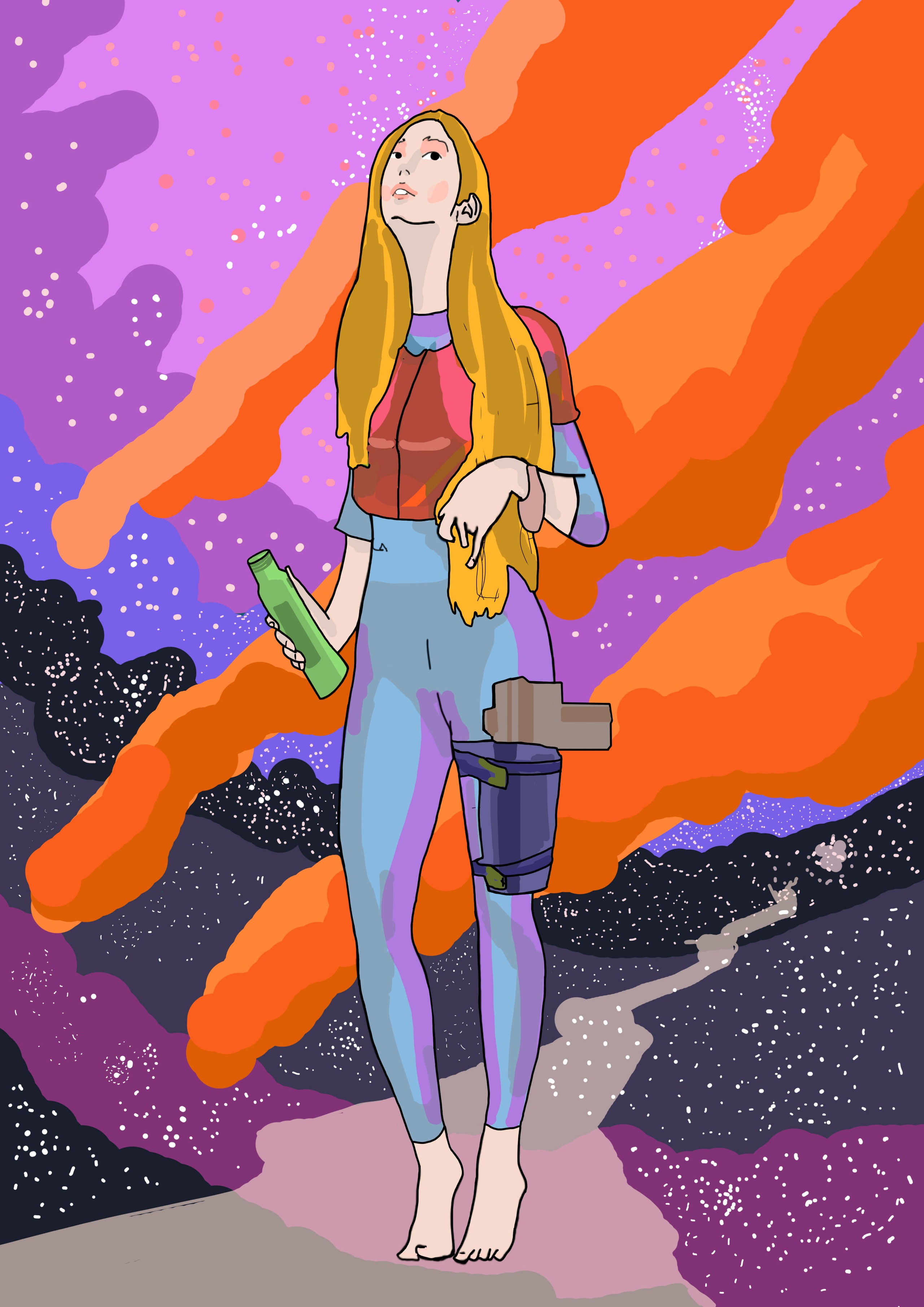 Самус Аран. Иллюстрация. Миничкин Павел