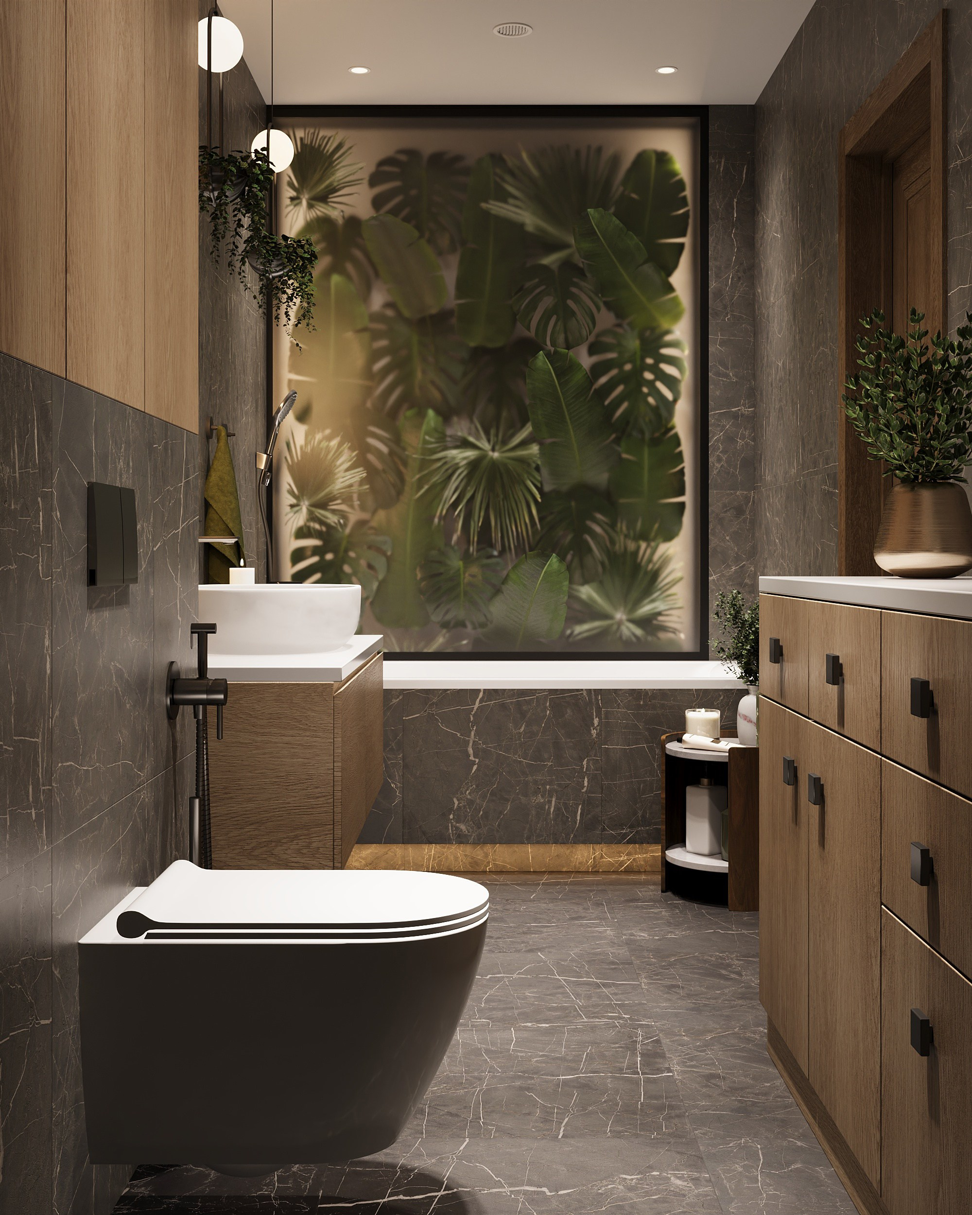 Санузлы на 1 и 2 этаже